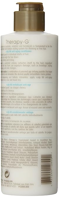 Amazon Com Therapy G Scalp Anti Aging Conditioner For Hair Loss Stimulating Hair Regrowth Protecting Hair Color Liter 33 8 Oz Standard Hair Conditioners Beauty Personal Care