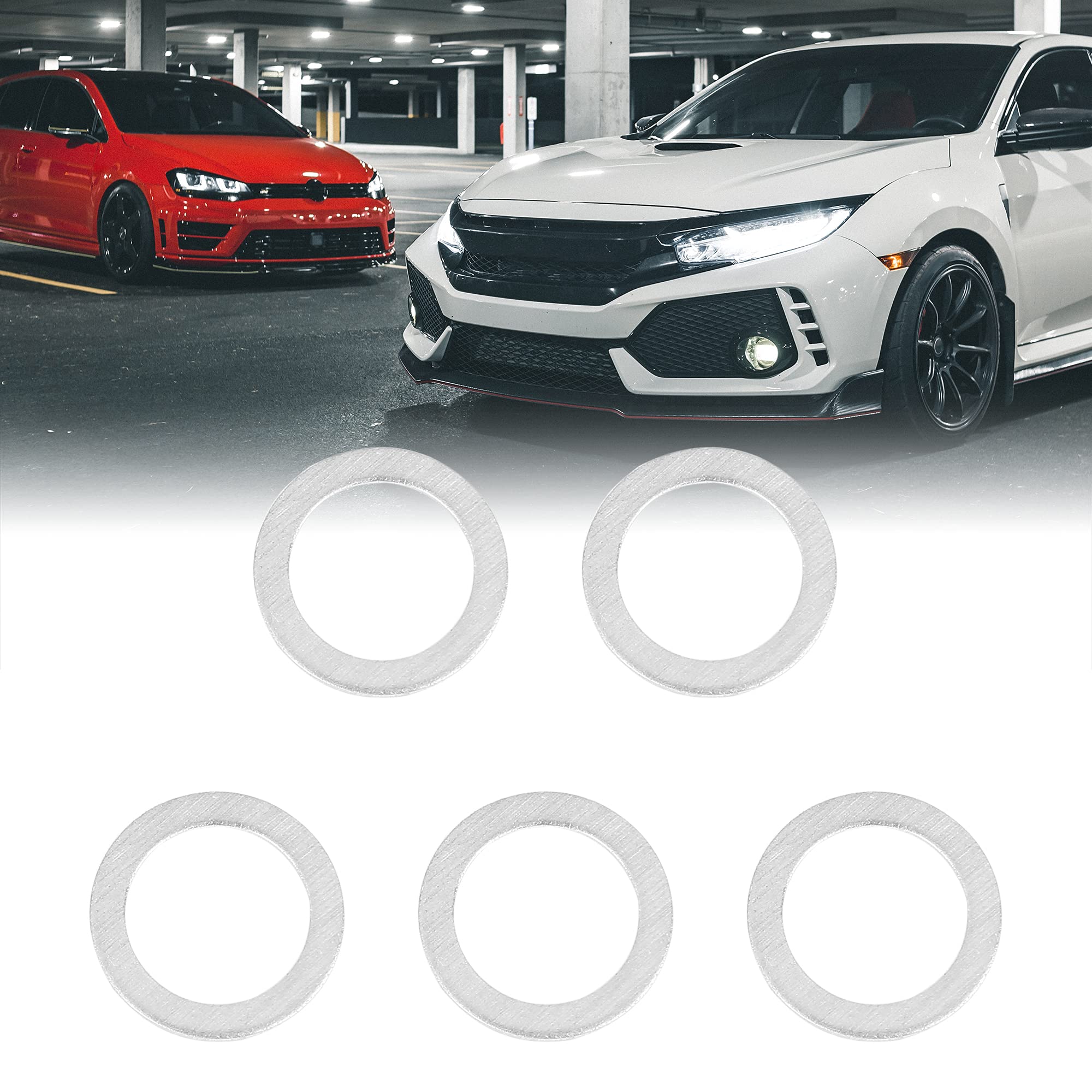 X AUTOHAUX Ölablassschraube Dichtungen 10er Pack - M14 Für Mazda 9956-41-400