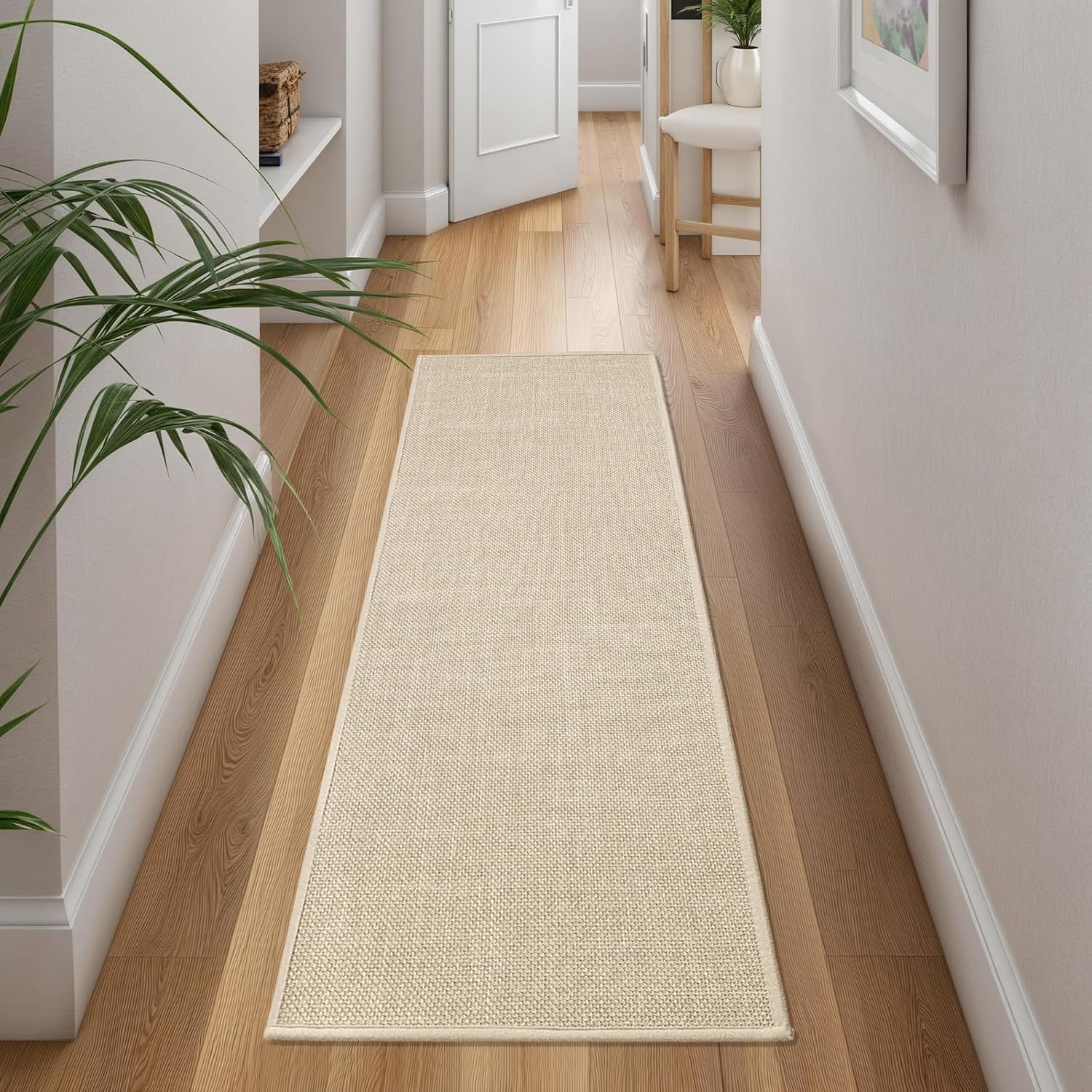 Cheerx Runner Rug, Extra Long Non-Slip Dirt Trapper Mat, Rubber Backed Kitchen Rugs