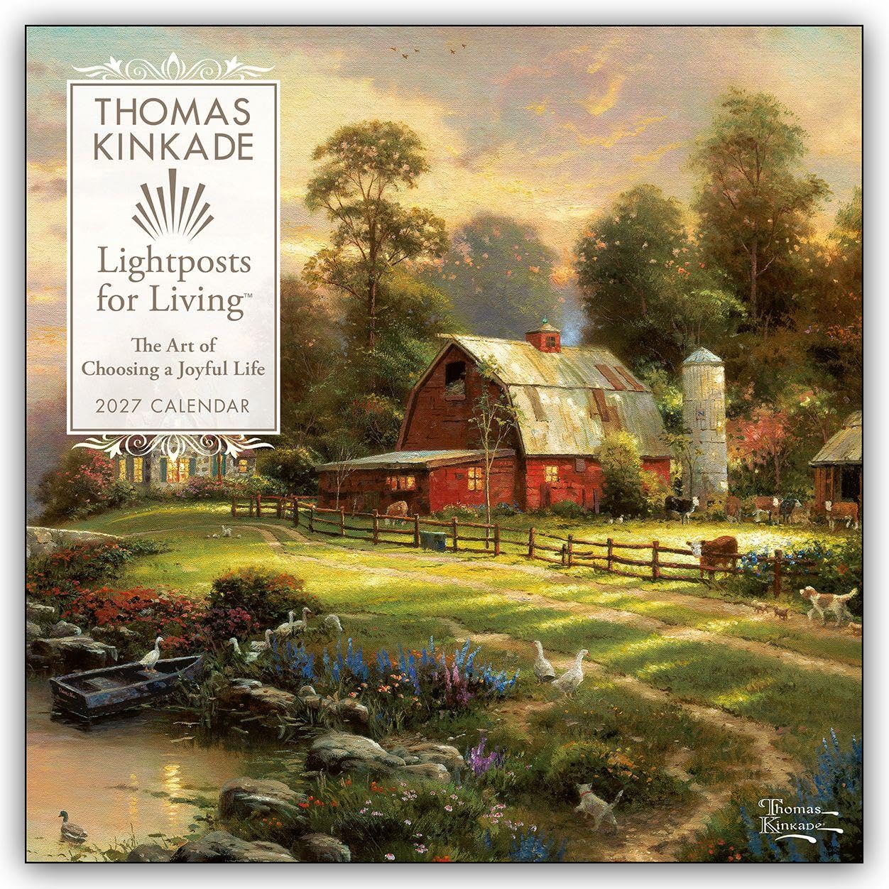 Thomas Kinkade Lightposts for Living 2027 Wall Calendar: Original Andrews McMeel-Kalender [Kalender]