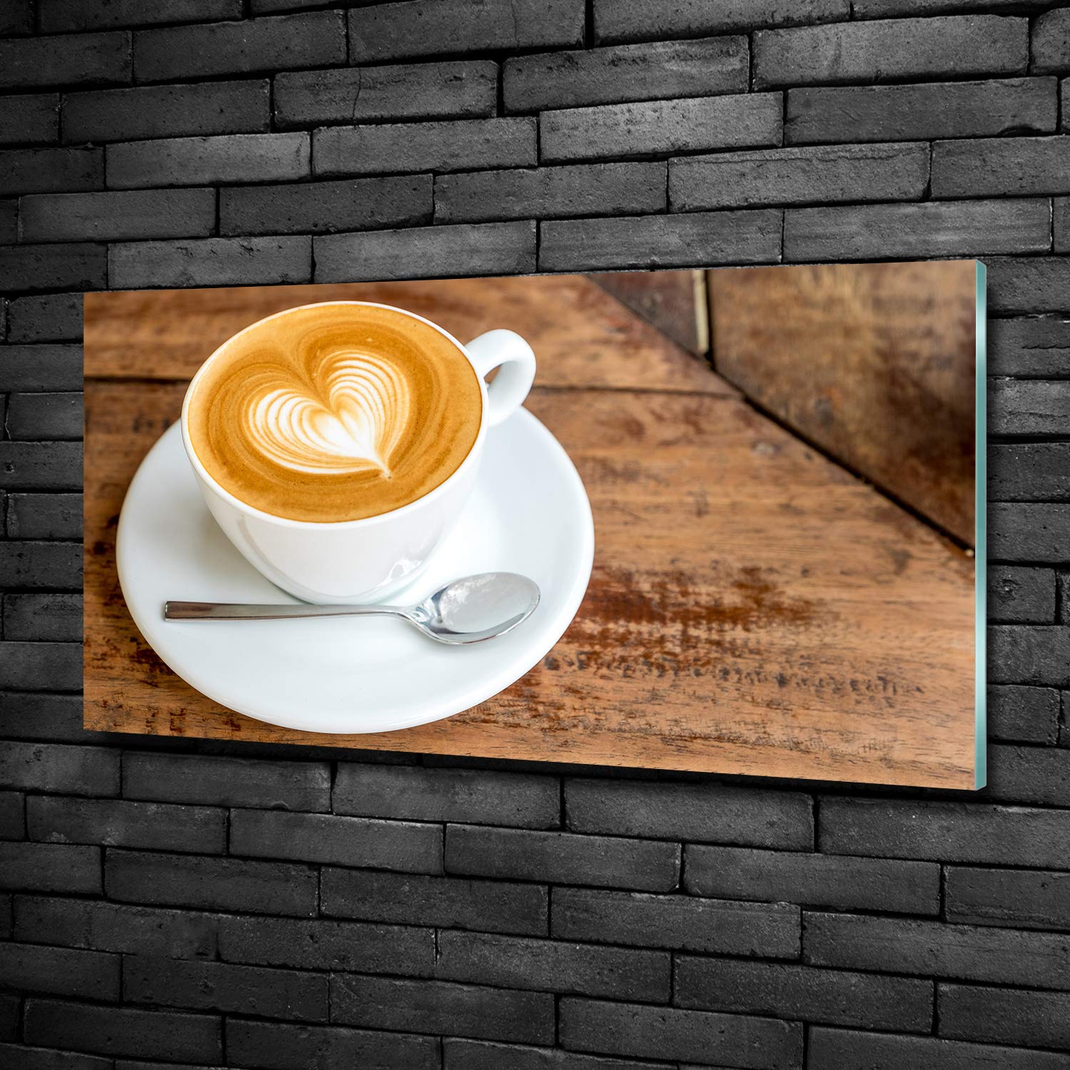 Panneau De Cuisine Sur Verre Tulup - 100x50cm Motif Tasse De Café, Neuf