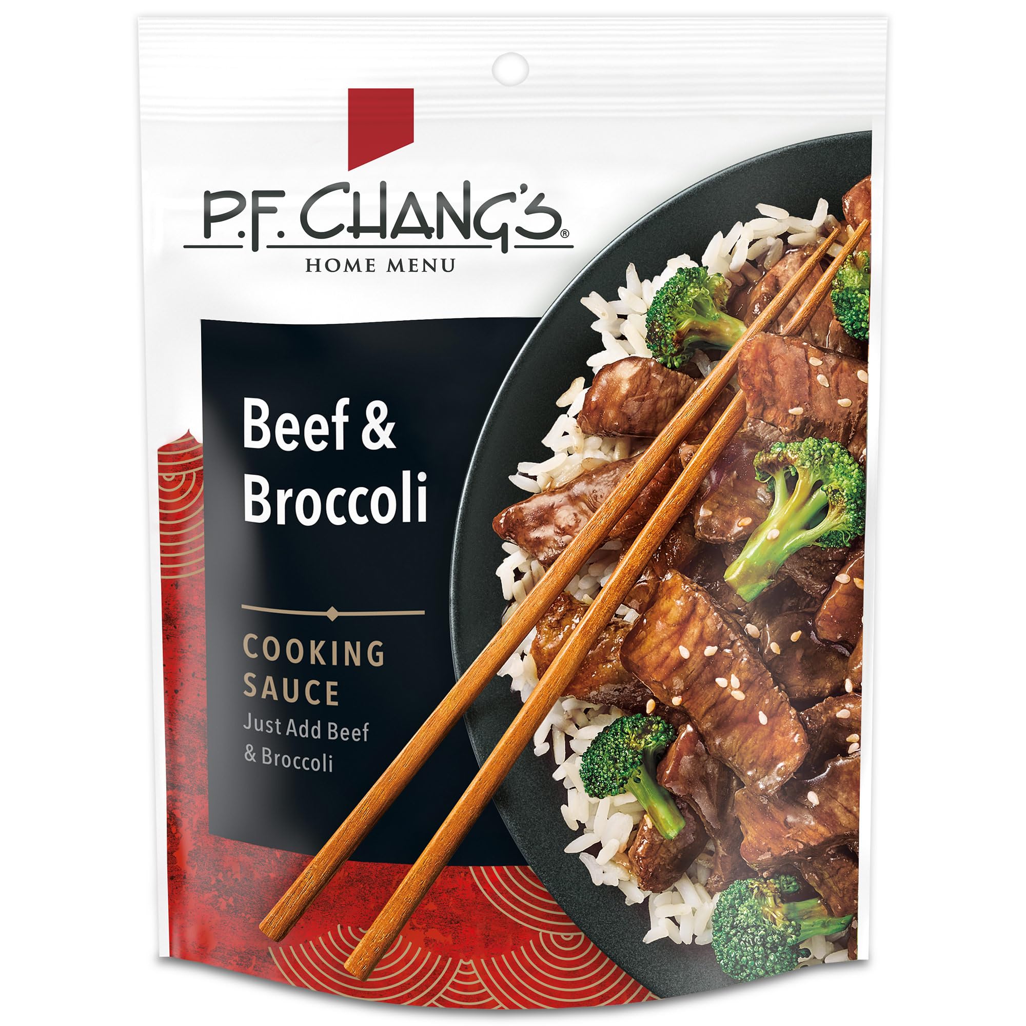 P.F. Chang's Home Menu Beef and Broccoli Cooking Sauce Pouch, 8 oz