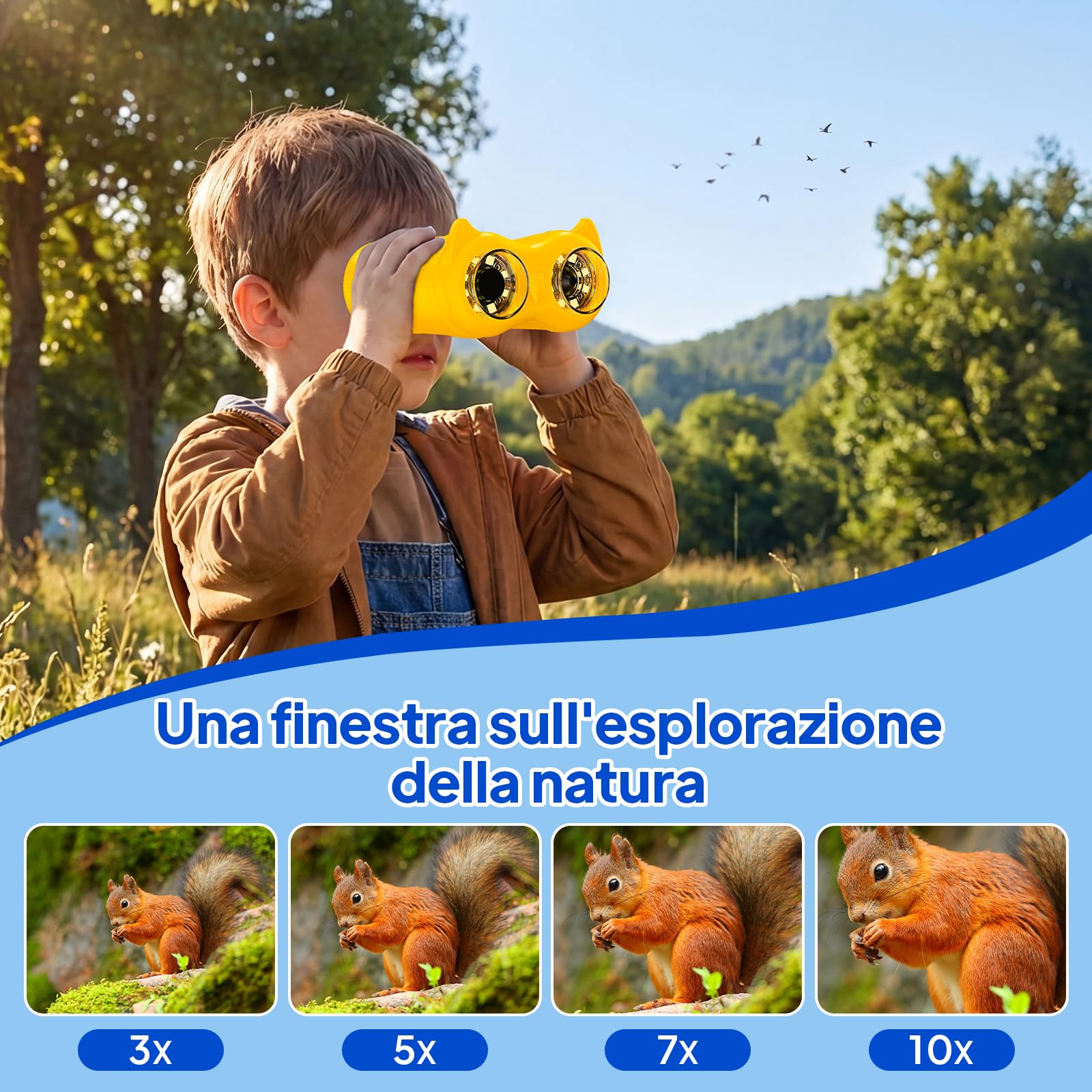 Ashfly Microscopio y telescopio 2 en 1 para niños, 1000 x USB 2 en 1, microscopio de Bolsillo portátil, Pantalla 4K de 2,0 Pulgadas, 10 aumentos, Science al Aire Libre a Partir de 3 años, Naranja