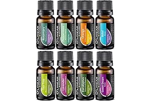 Top 8 Essential Oils Set for Diffuser, Aromatherapy Kit for Home