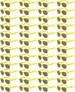 48/100 Pack Neon Sunglasses Bulk, Adult, Unisex