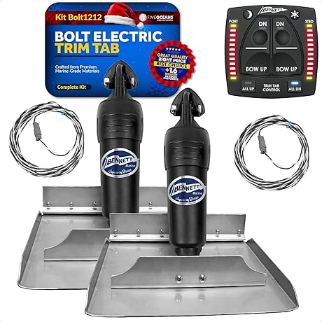 Bennett Marine BOLT1212 Electric Trim Tab System 12" x 12"