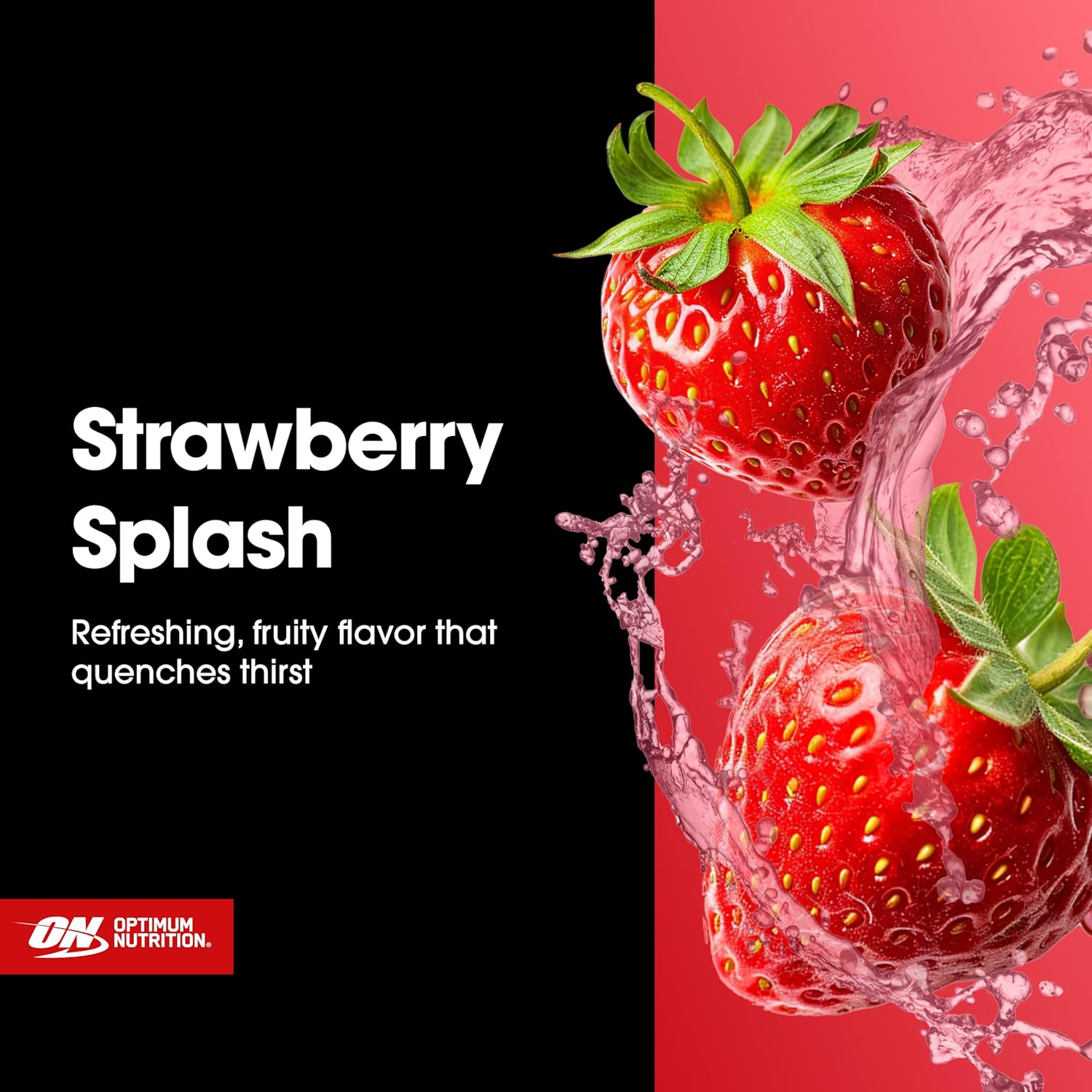 Optimum Nutrition Pro Quench, 10g Clear Protein, 10g Collagen peptides & Electrolyte Powder Drink Mix, Strawberry, 20 Servings, 520 Grams (Packaging May Vary)