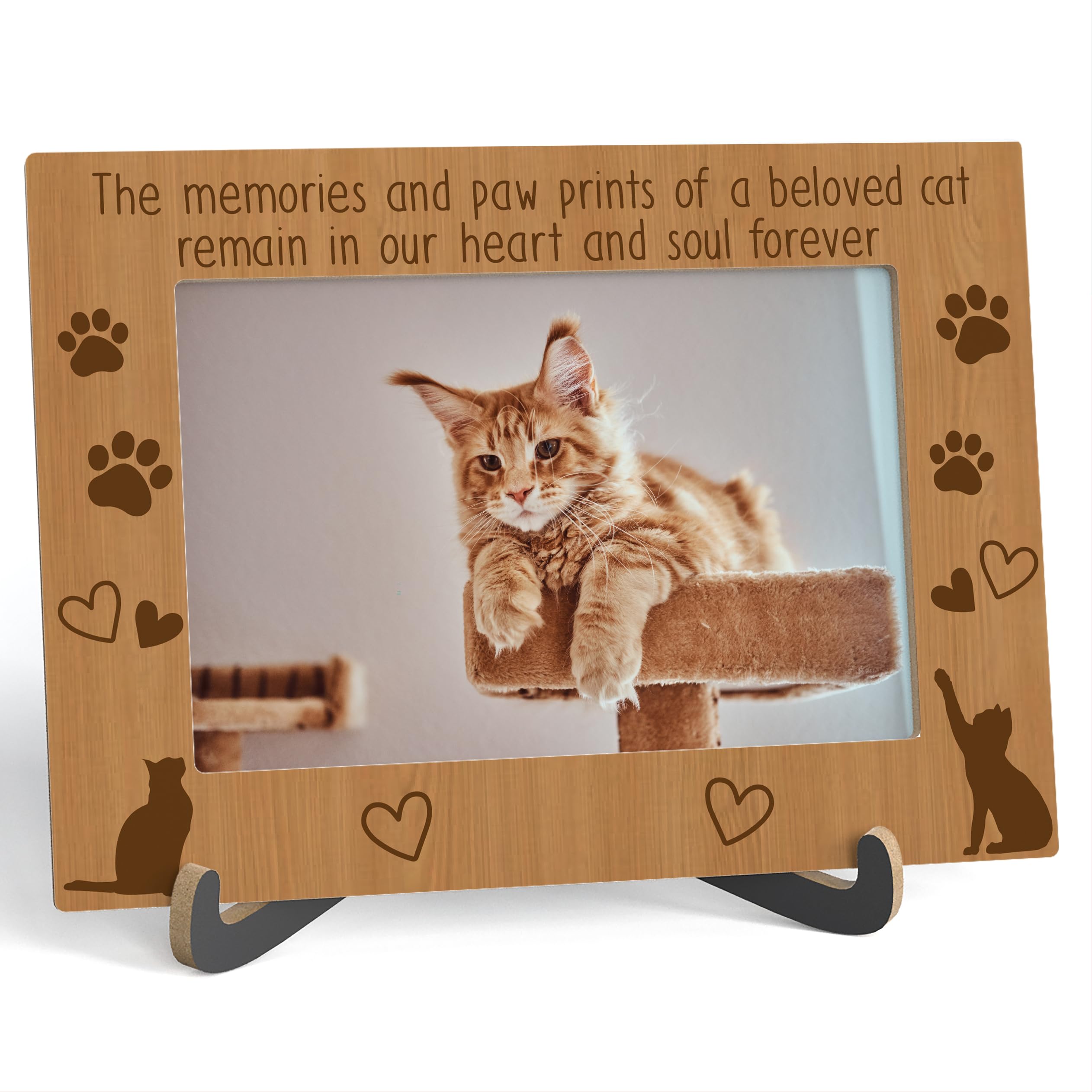 Cat's Paw 額装③ Amazon.com - Cat Memorial Picture Frame, The Memories And Paw