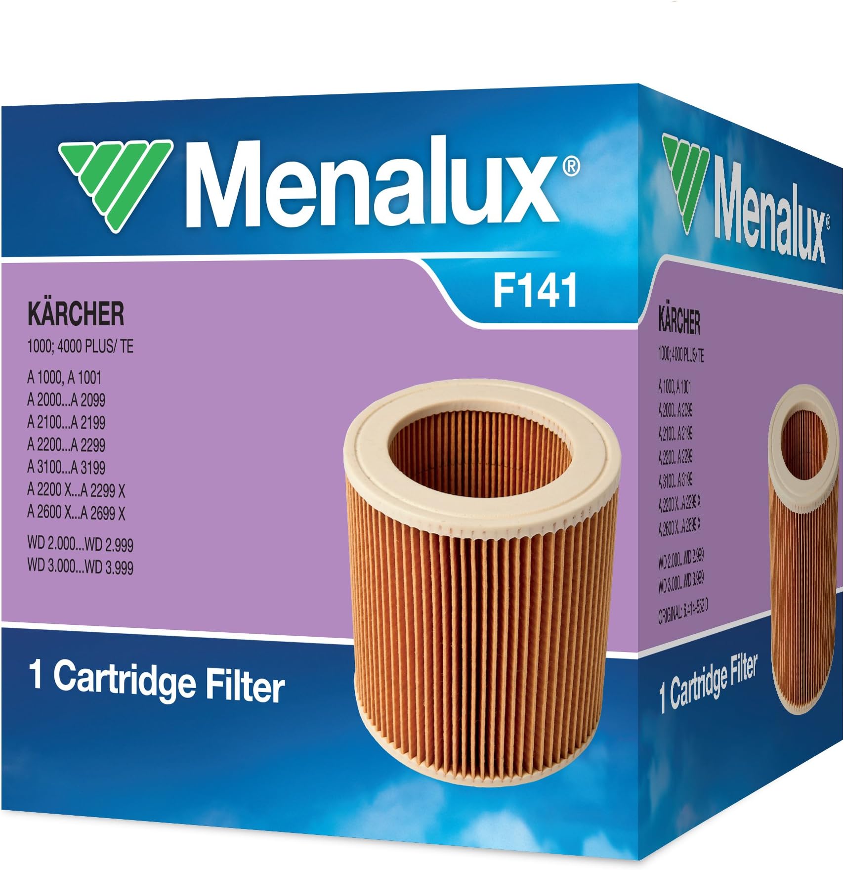 F141 Filter for Kärcher WD 2/4WD 3