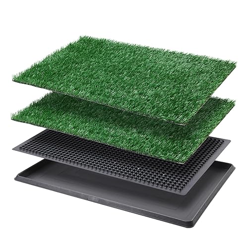 LOOBANI Dog Grass Pad with Tray - Dog Litter Box
