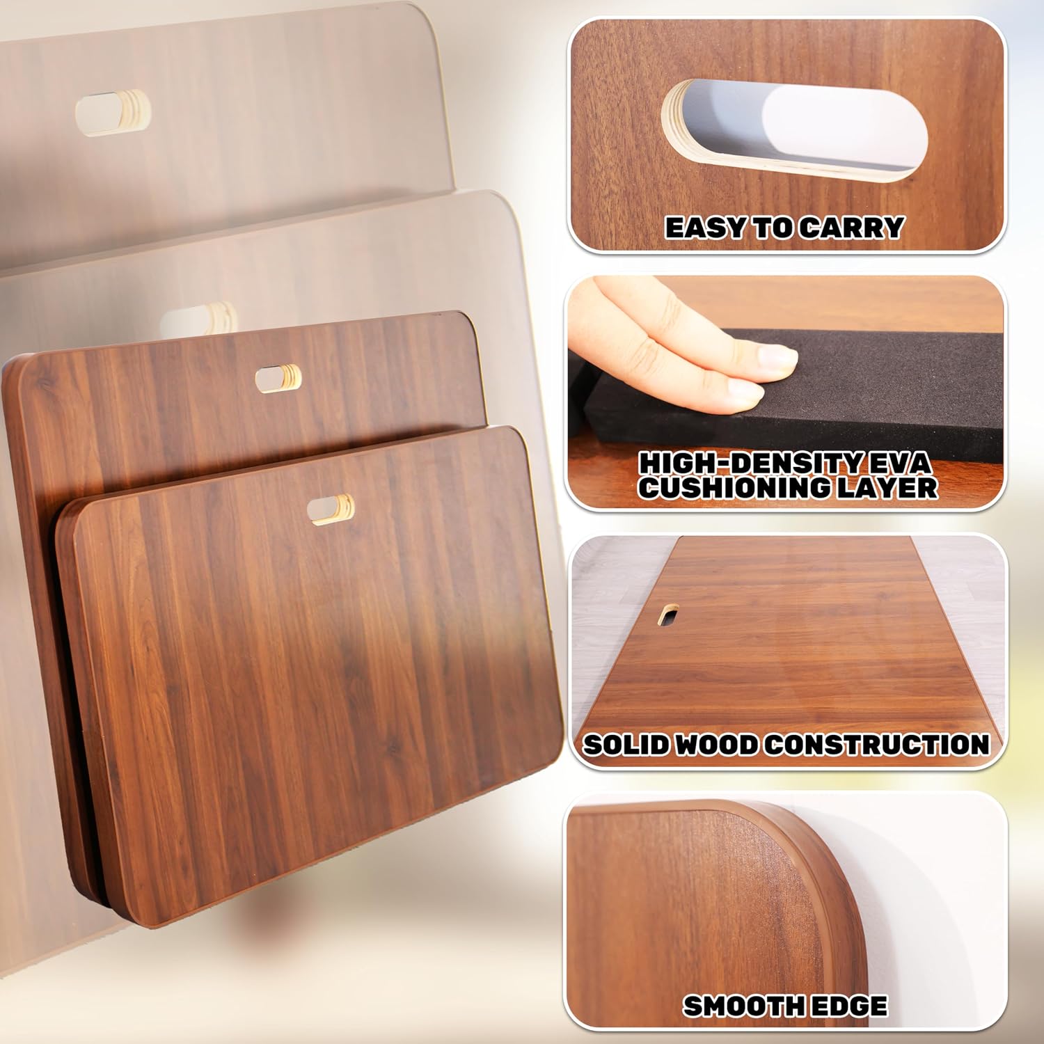 PreGymnastic Tap Board for Dancing at Home, Dance Floor, Portable Tap Board,Ideal for Dancers Home & Outdoor, Two Sizes and Three Colors