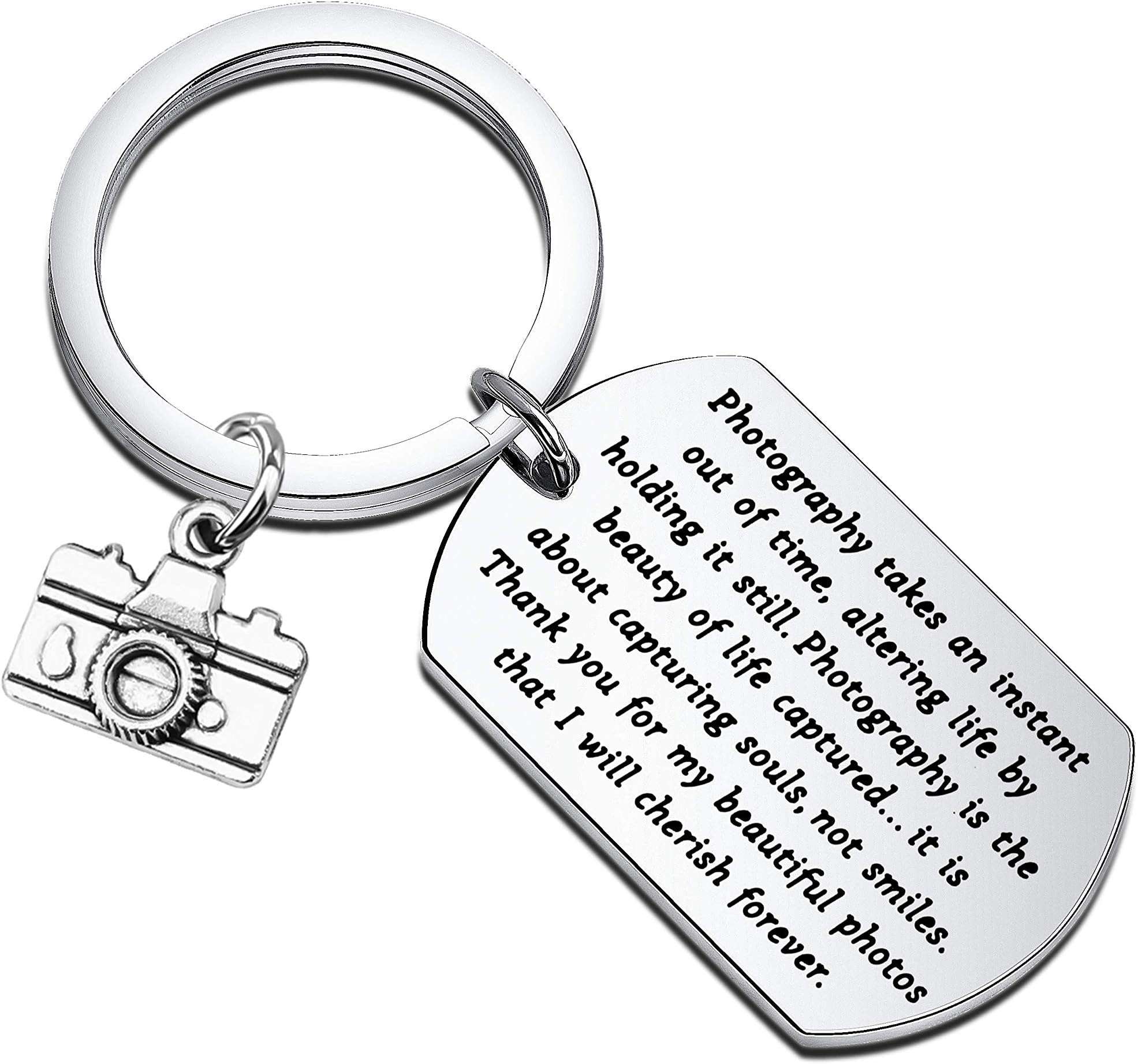 bobaunaPhotography Keychain Photo Club Gift For Photographer Videographer
