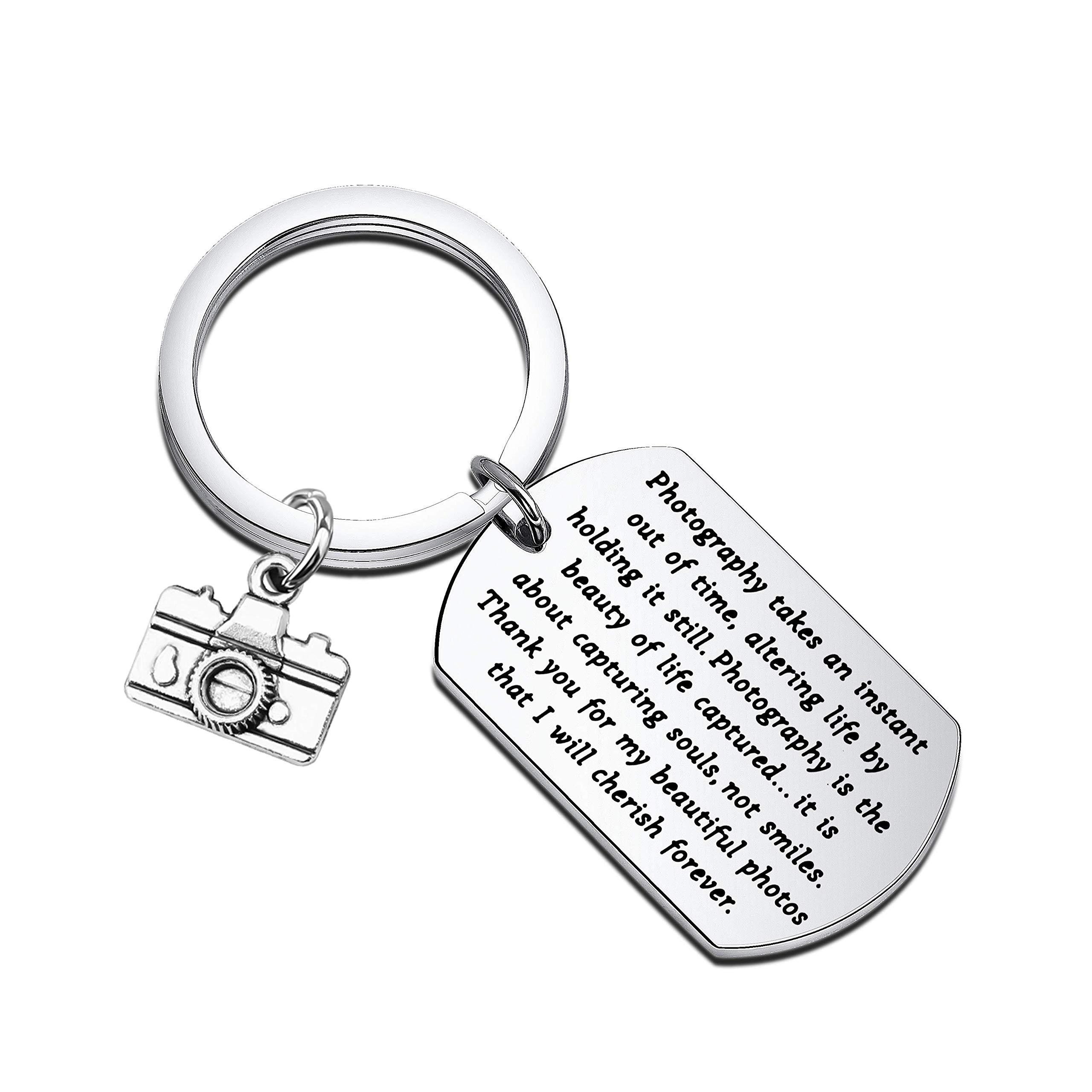bobaunaPhotography Keychain Photo Club Gift For Photographer Videographer