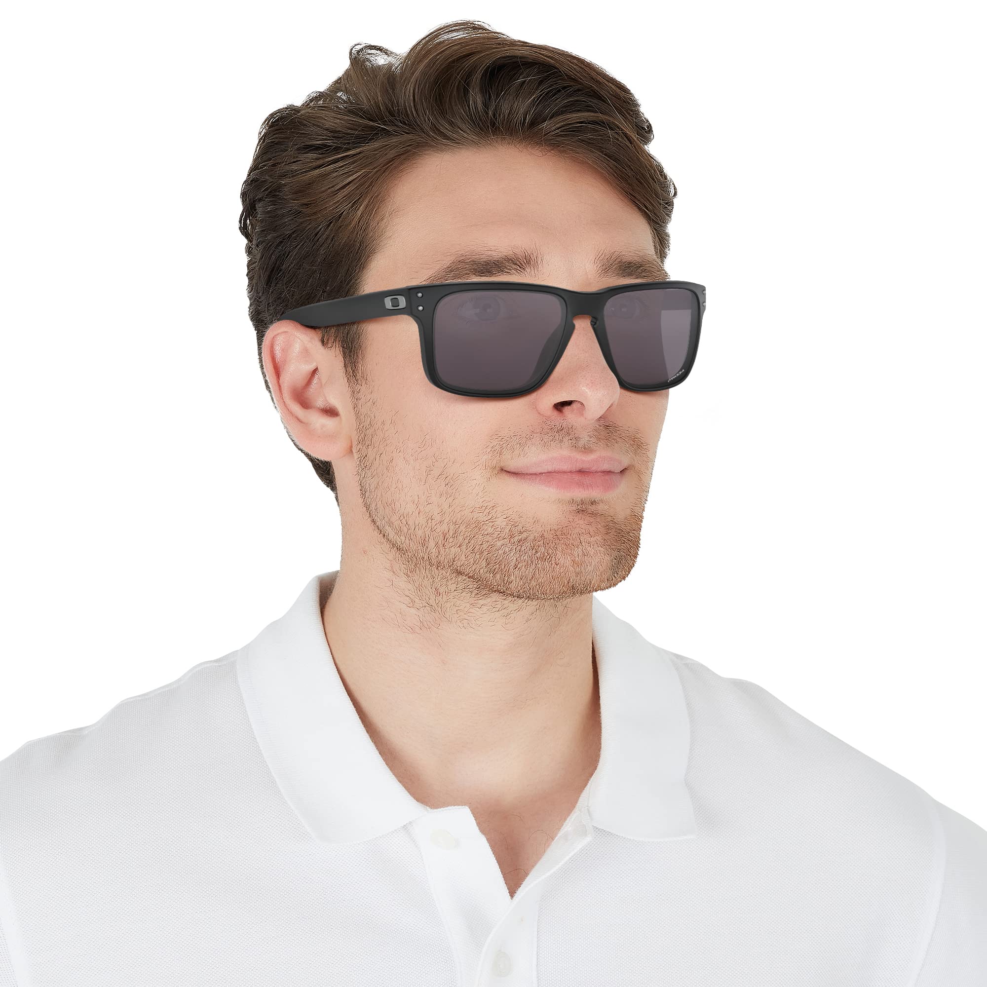 Oakley Herren Sonnenbrille Holbrook 9102e8, Schwarz (Negro), 57 Ansicht 9
