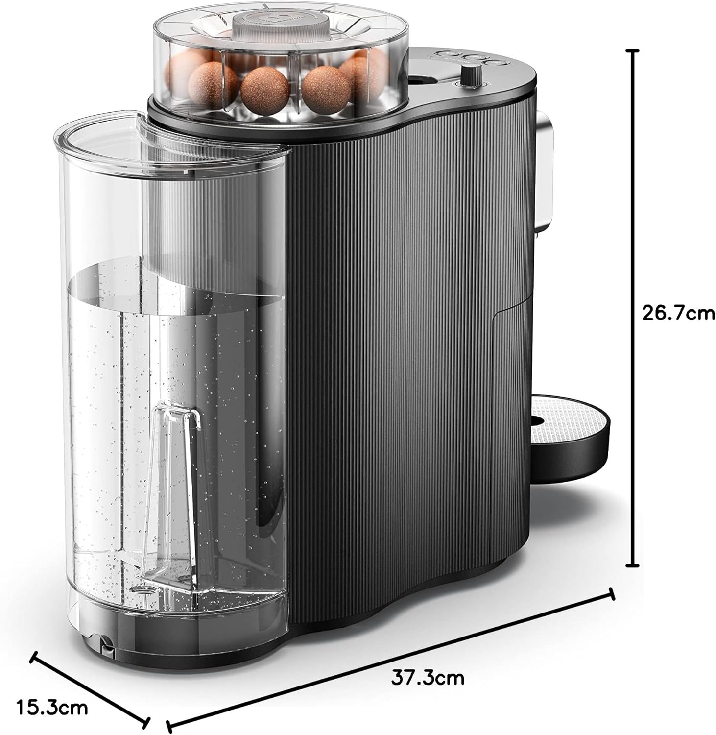 CoffeeB by café royal Globe 1.3L Black - macchina appositamente progettata per luso di Coffee Balls CoffeeB by café royal Globe 1.3L Black - macchina appositamente progettata per luso di Coffee Balls