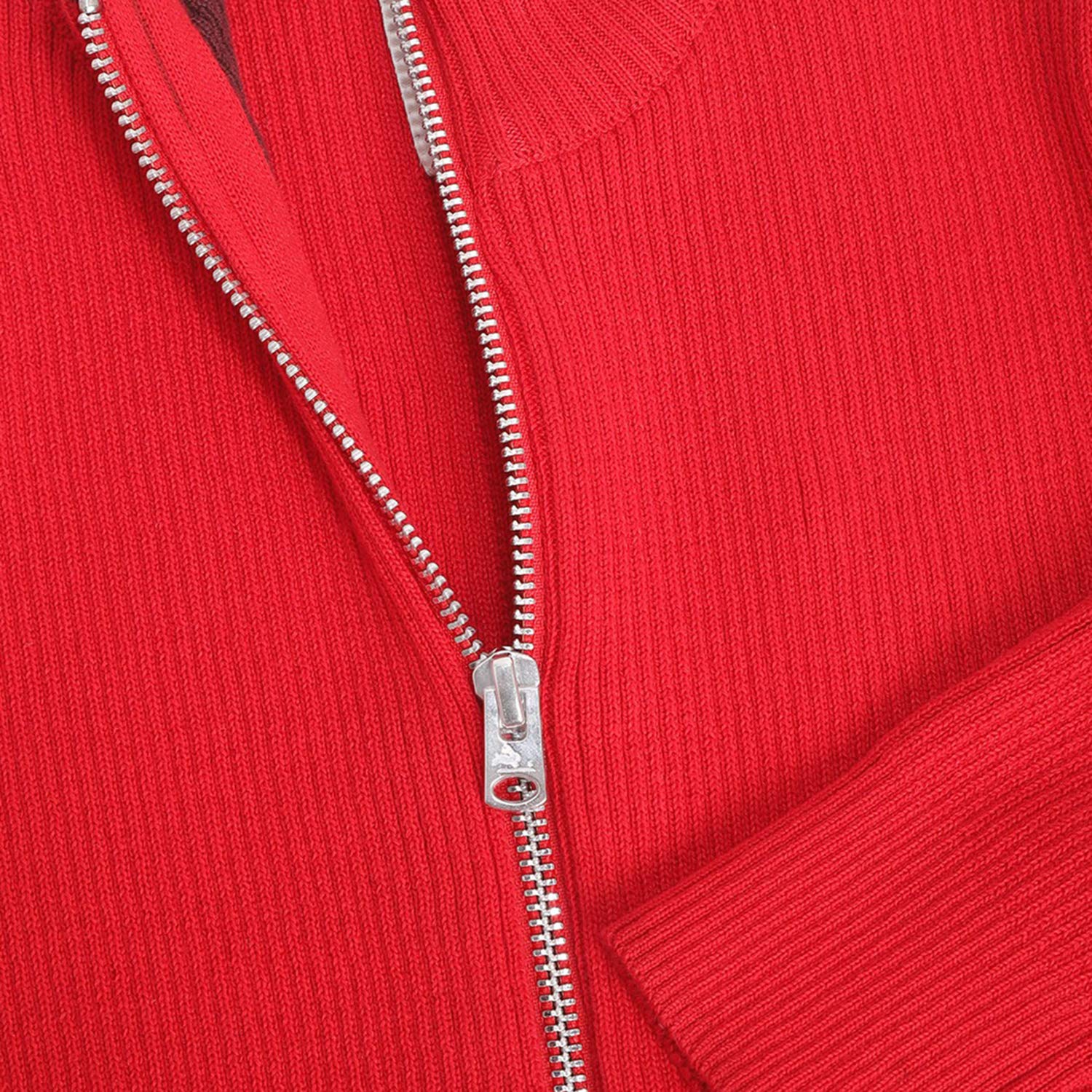 Cherry Crumble Boy's Cotton Blend Casual Cardigan Sweater (CTWS-ZSWTR-5505_Red_8-9 Years) - Image 3 thumbnail