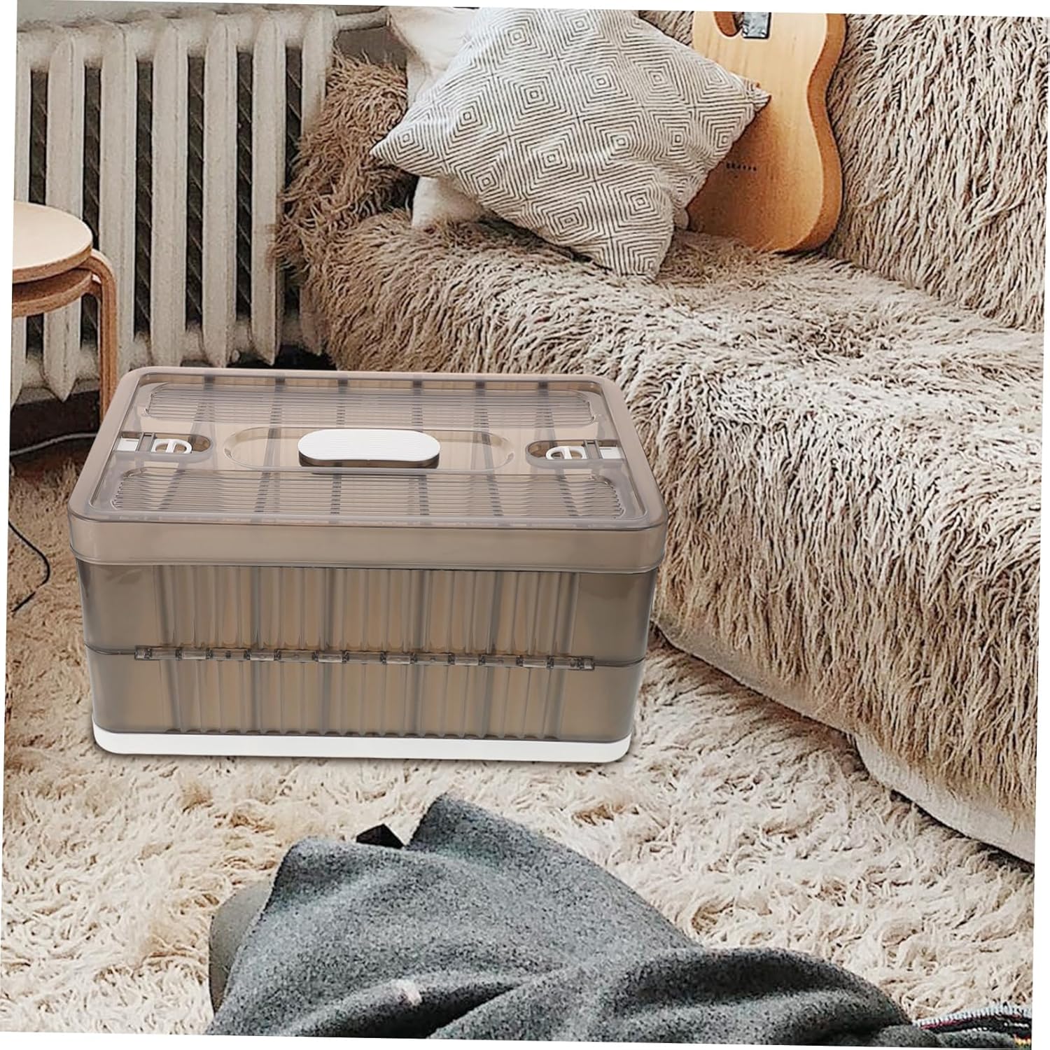 DECHOUS 7-compartment Clothes Storage Box Closet Organizer Baskets for Pants Dresses