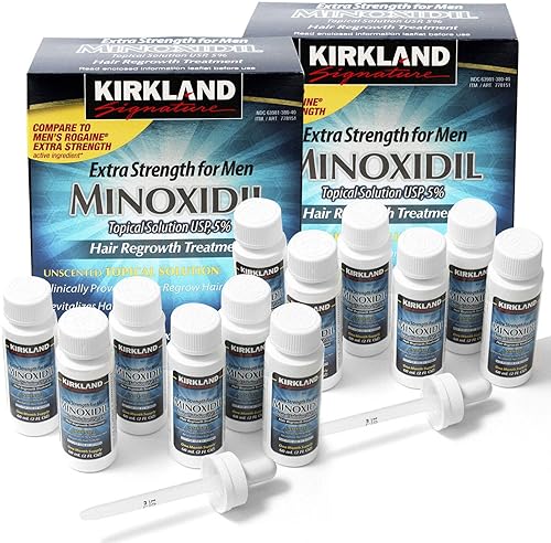 Kirkland Minoxidil 5% extra fuerte crecimiento del cabello para hombres, año