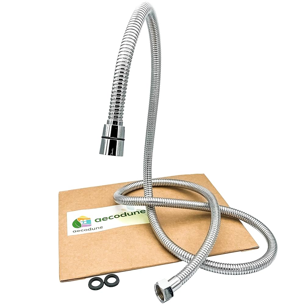 Tubo Flessibile Per Doccia In PVC Nero - 1.5M Anti-Esplosione, Anti-Torsione, Montaggio Universale G1/2 - Foto 4