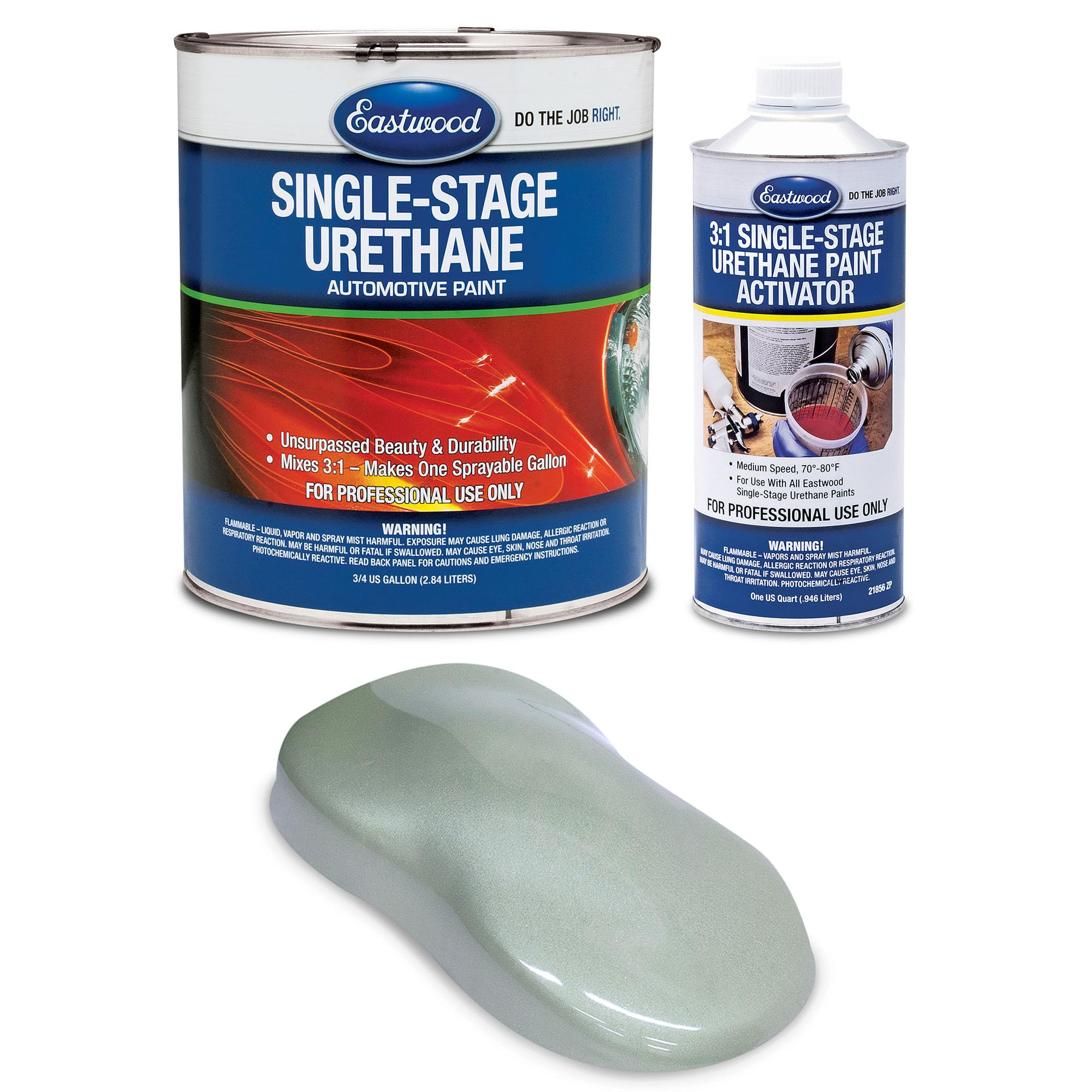 Amazon.com: Eastwood 3:1 Agave Green Metallic Single Stage Automotive Spray  Paint 1 Sprayable Gallon Kit : Automotive