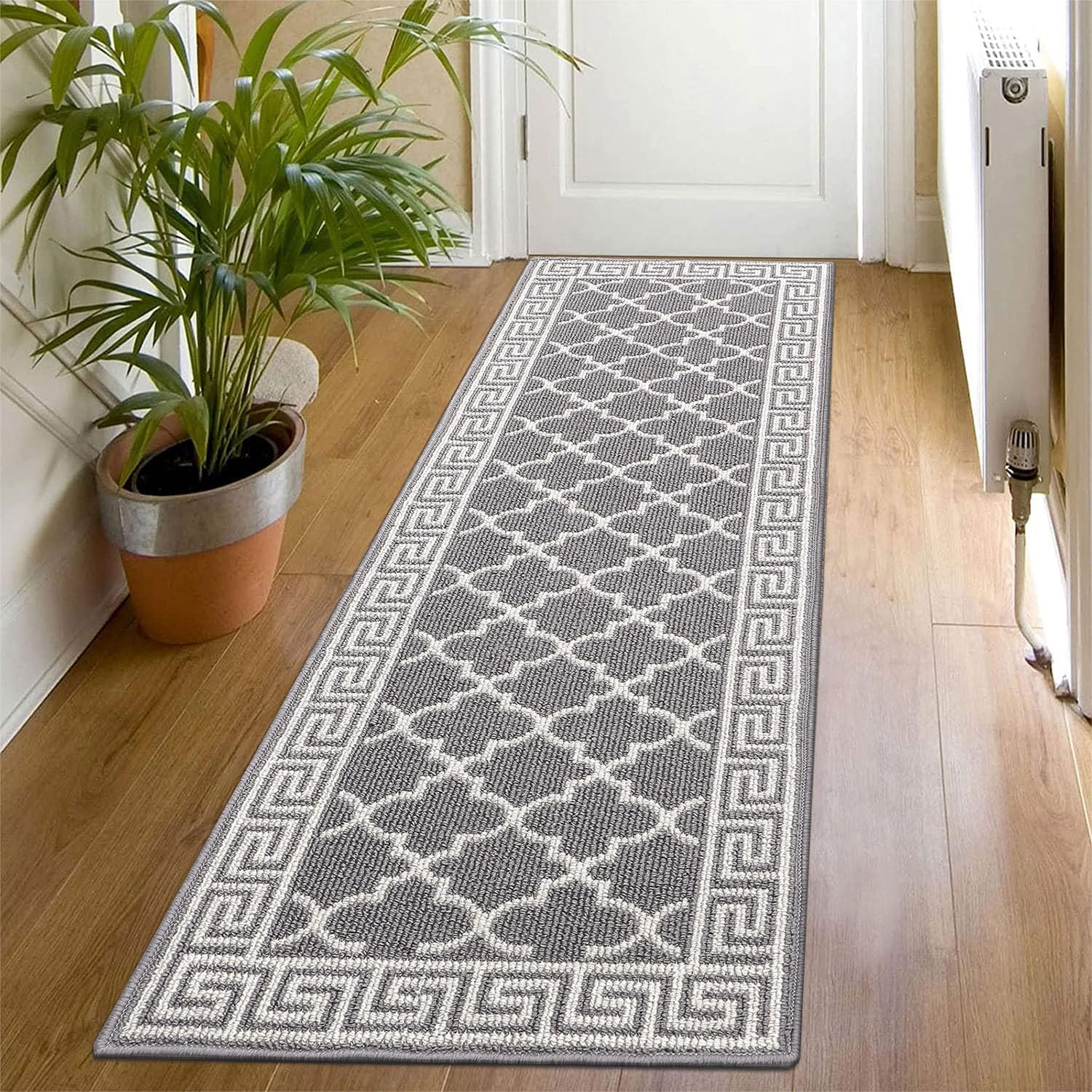 SHACOS Runner Rug for Hallways 50X150cm Carpet Runner Kitchen Runner Machine Washable Non-slip Rubber Back Floor Mat Doormat Absorbent Area Rug for Bedroom Entrance Laundry Room SHACOS Runner Rug for Hallways 50X150cm Carpet Runner Kitchen Runner Machine Washable Non-slip Rubber Back Floor Mat Doormat Absorbent Area Rug for Bedroom Entrance Laundry Room