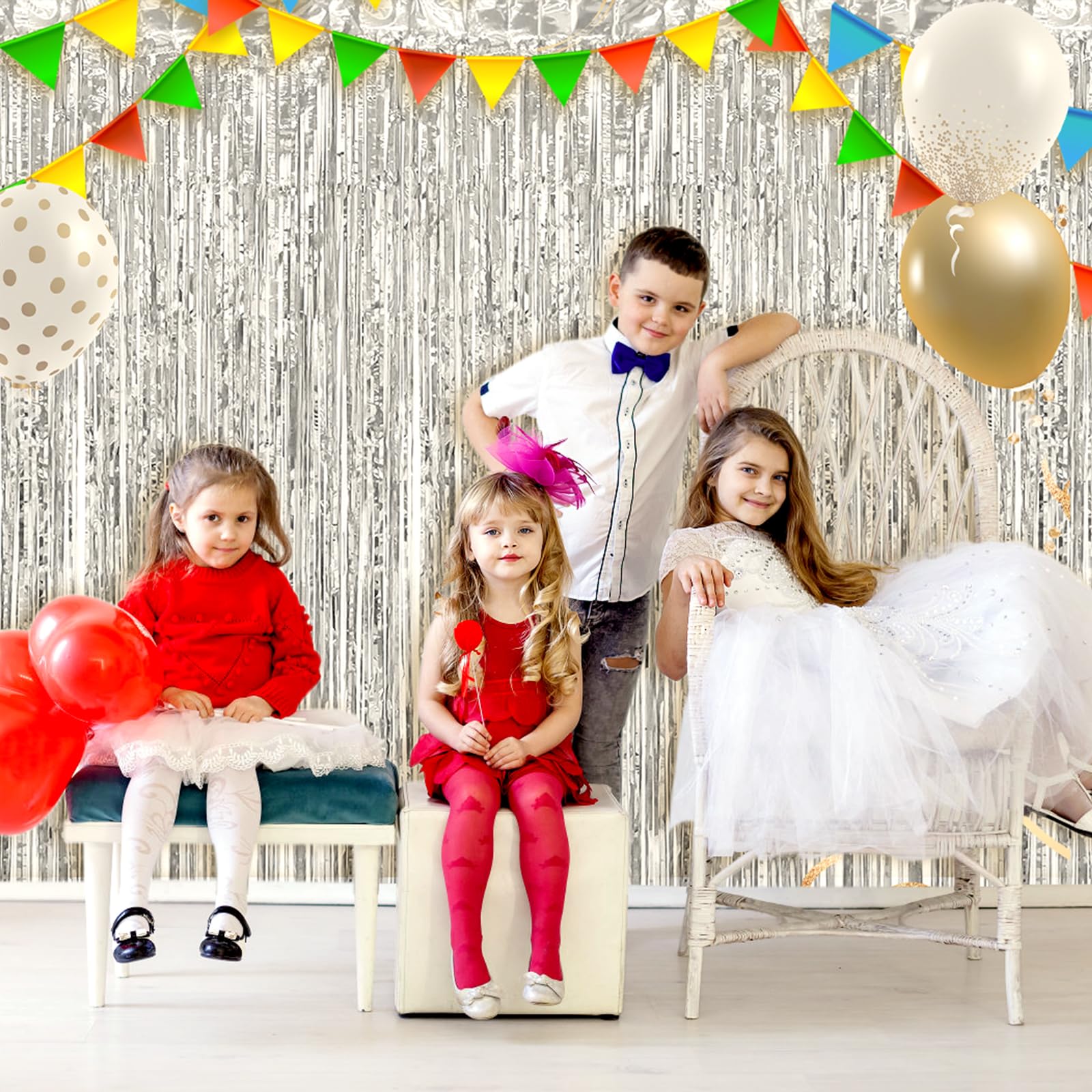 Lot De 2 Rideaux à Franges Jaunes En Feuille De Macaron Pour