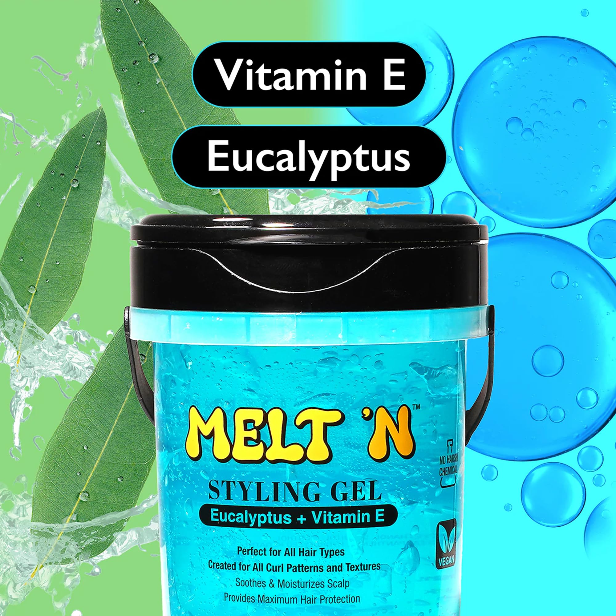 Amazon.com : EBIN NEW YORK Melt'n Styling Gel Eucalyptus Oil and