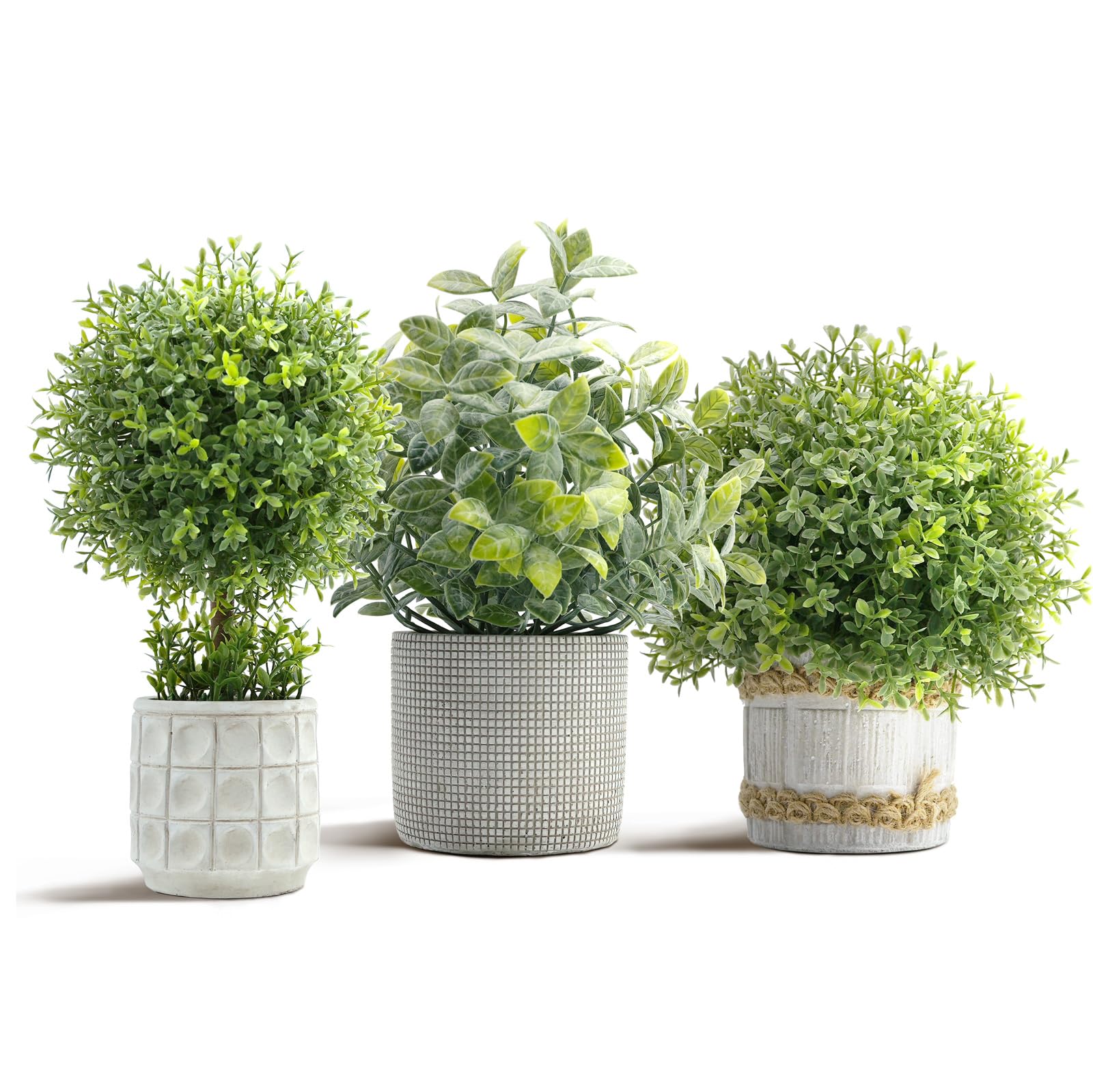 YVONNEYI 3 piezas 28 cm Plantas Artificiales Interior Decoración Hogar