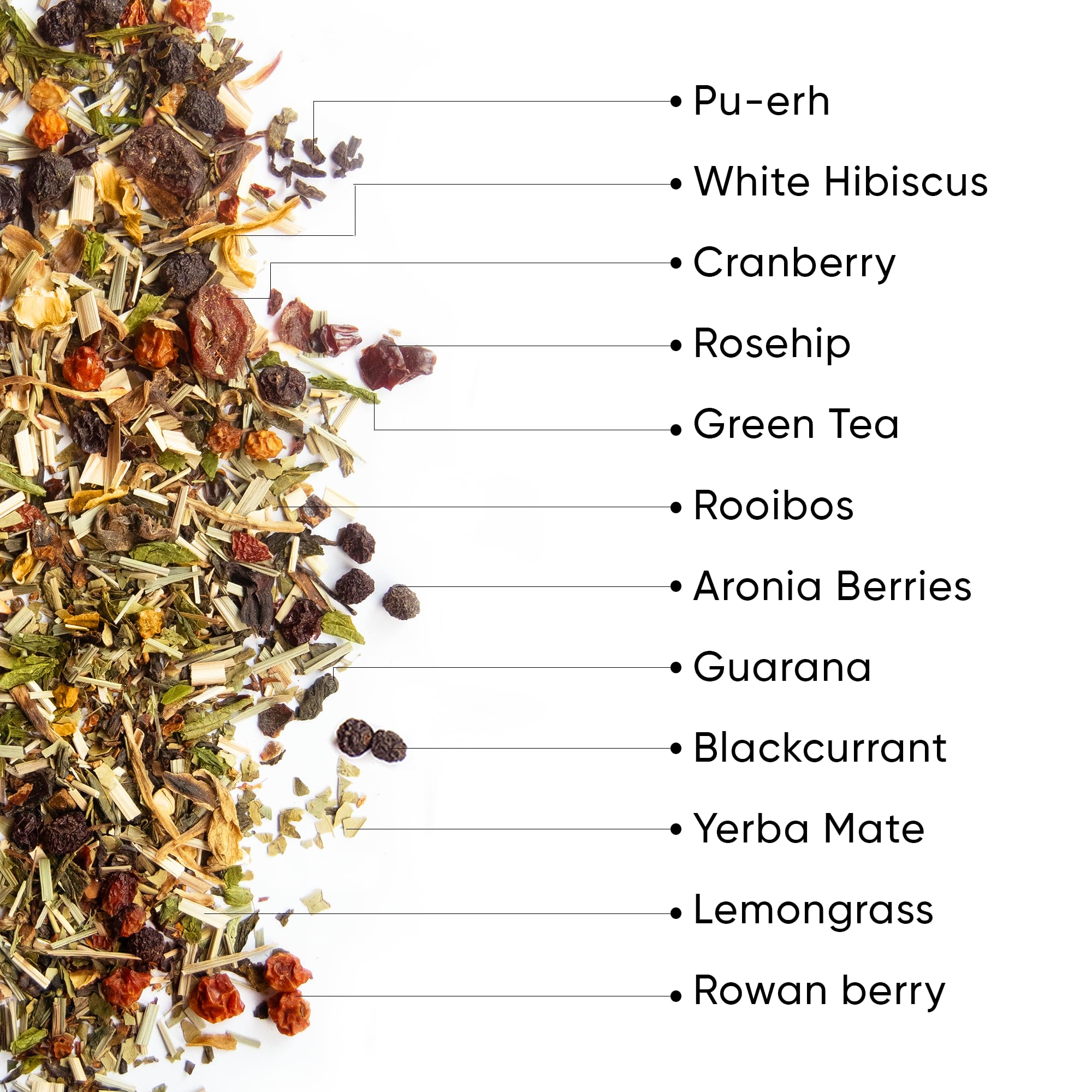 WOW TEA: Double Berry Slim Team 1 (talla única, té de desintoxicación de bayas + superfruta)