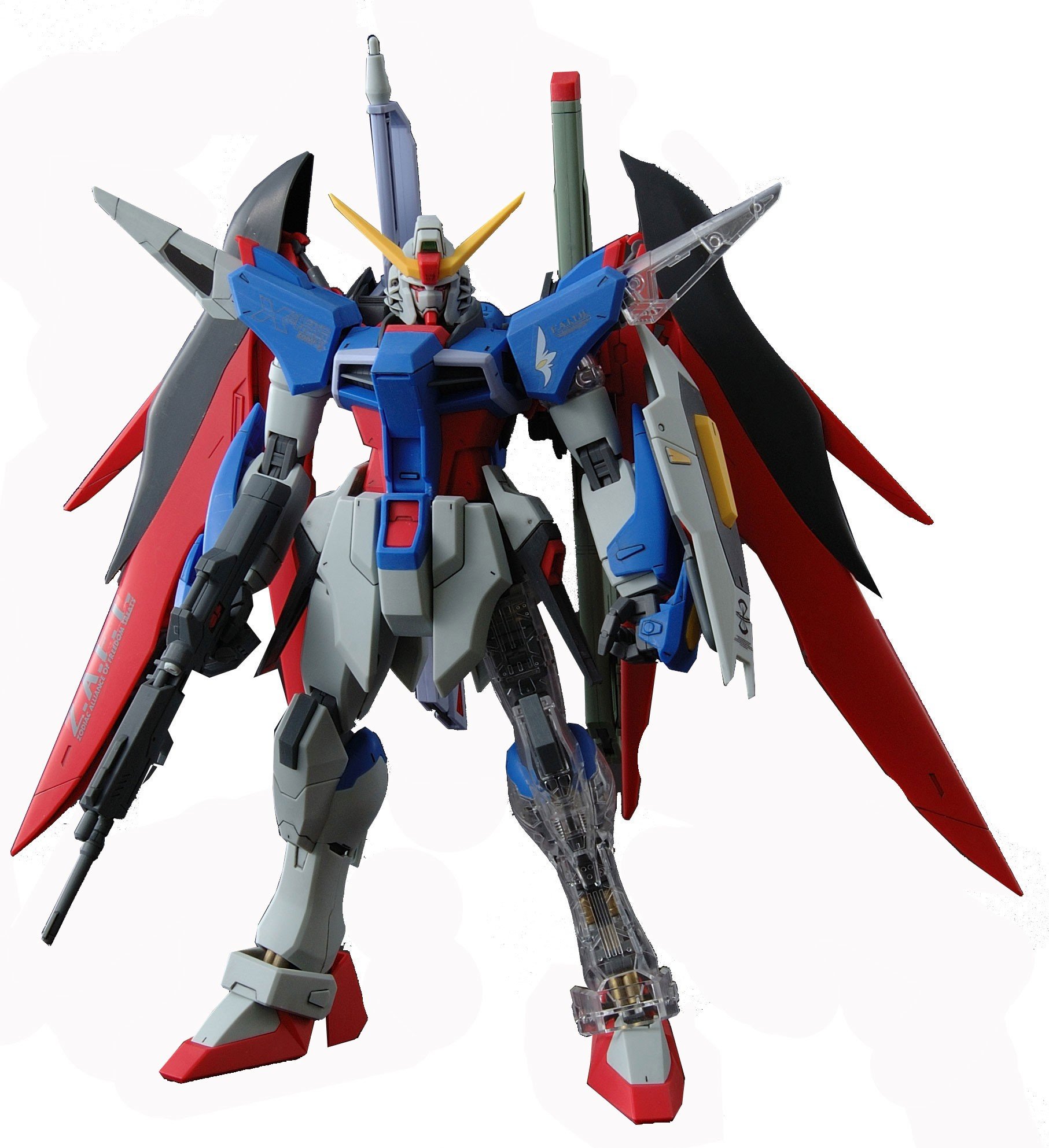 ZGMF-X42S Destiny Gundam (MG) (w/ Clear Kit) 1/100: Amazon.de: Toys