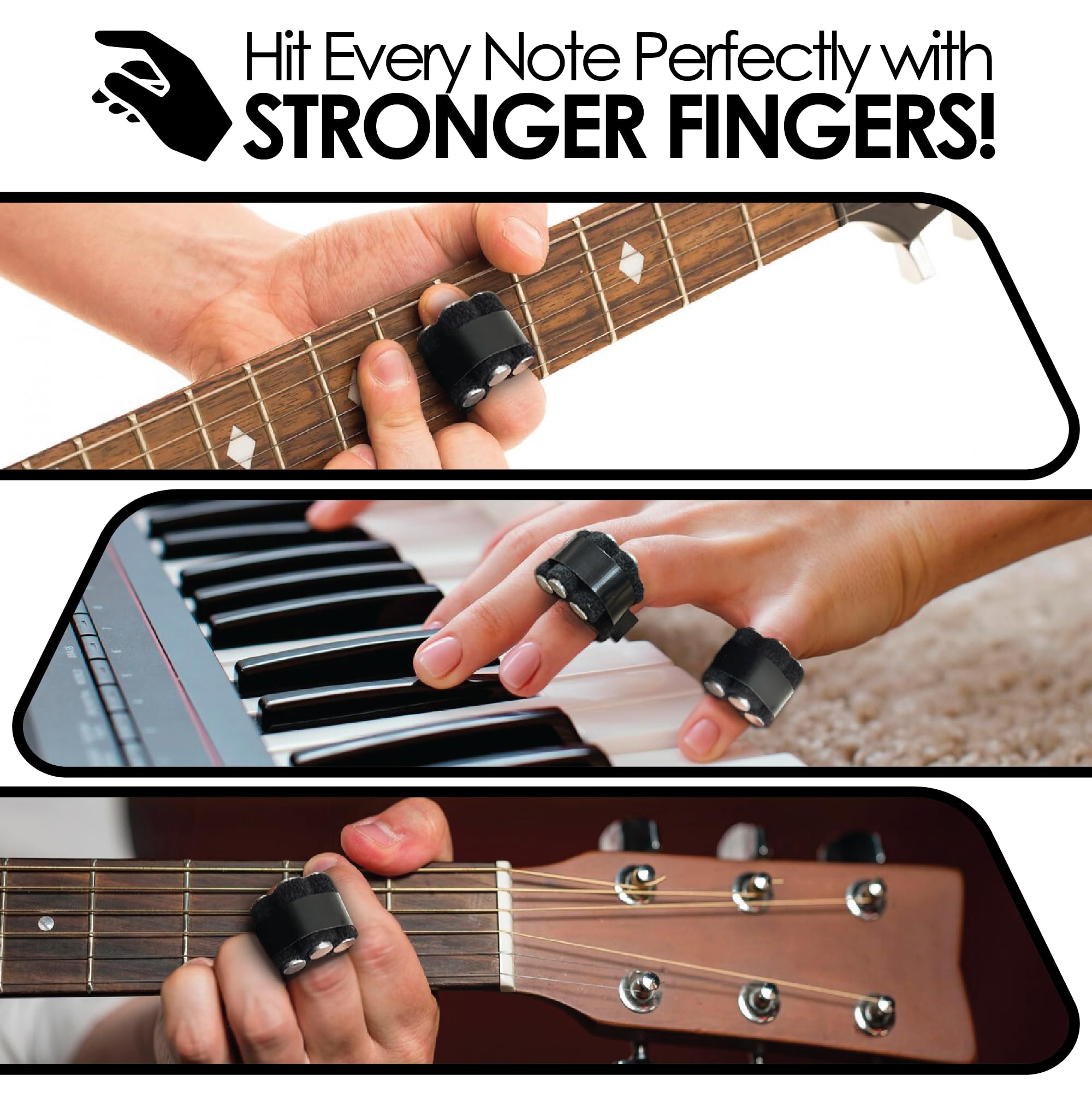 Amazon | エクササイズ用30gのフィンガーウェイトバンド - 指の強さと