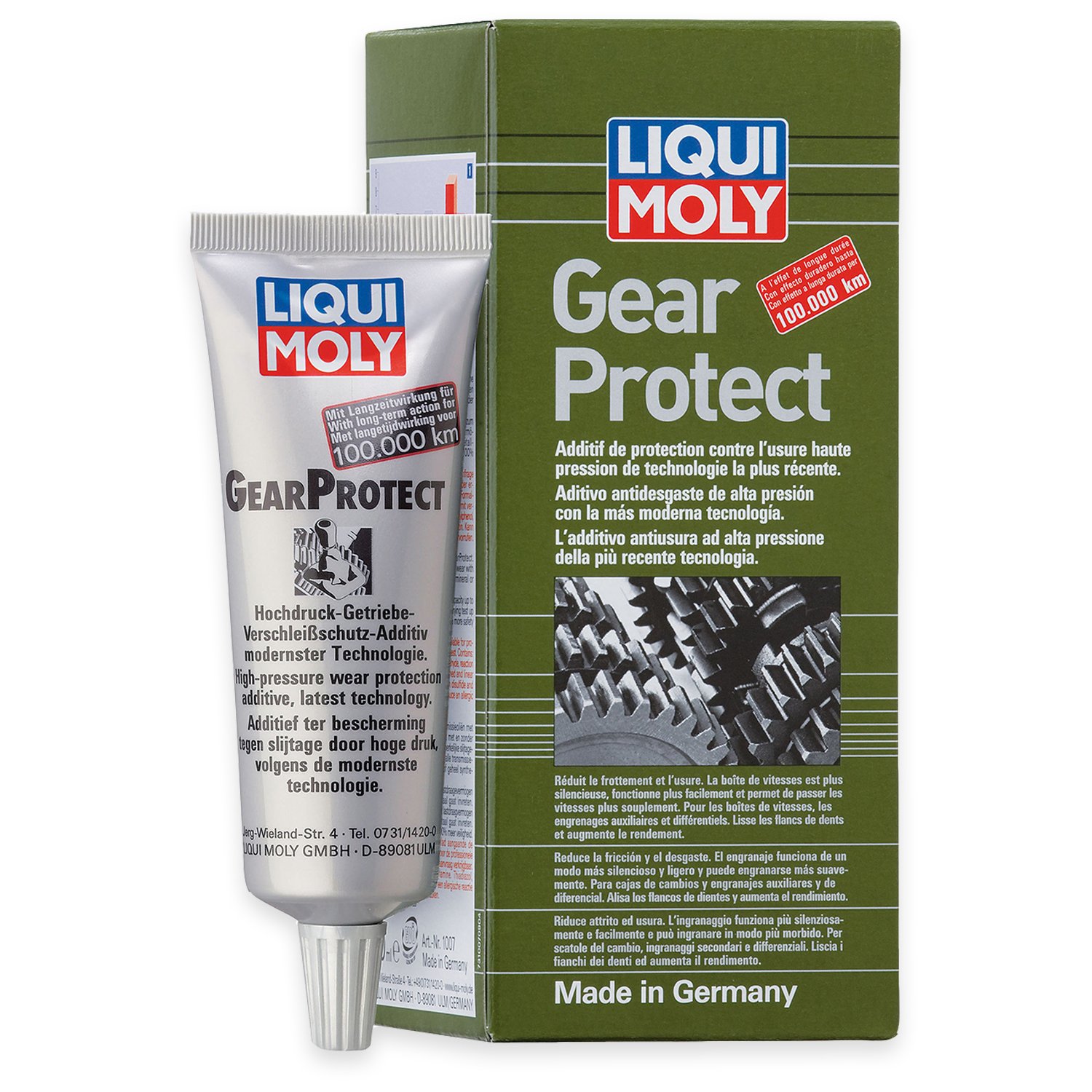 3x LIQUI MOLY 1007 Gear Protect Getriebeöl Schutz Additiv 80ml
