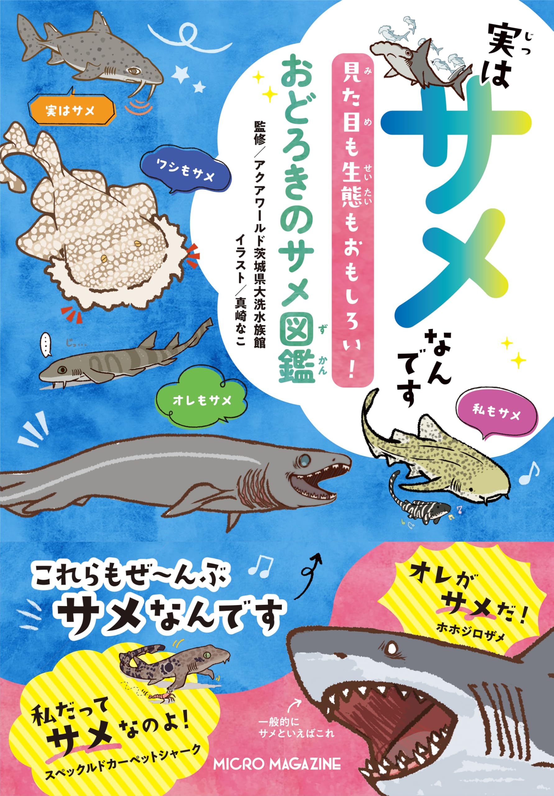 実はサメなんです 見た目も生態もおもしろい!おどろきのサメ図鑑
