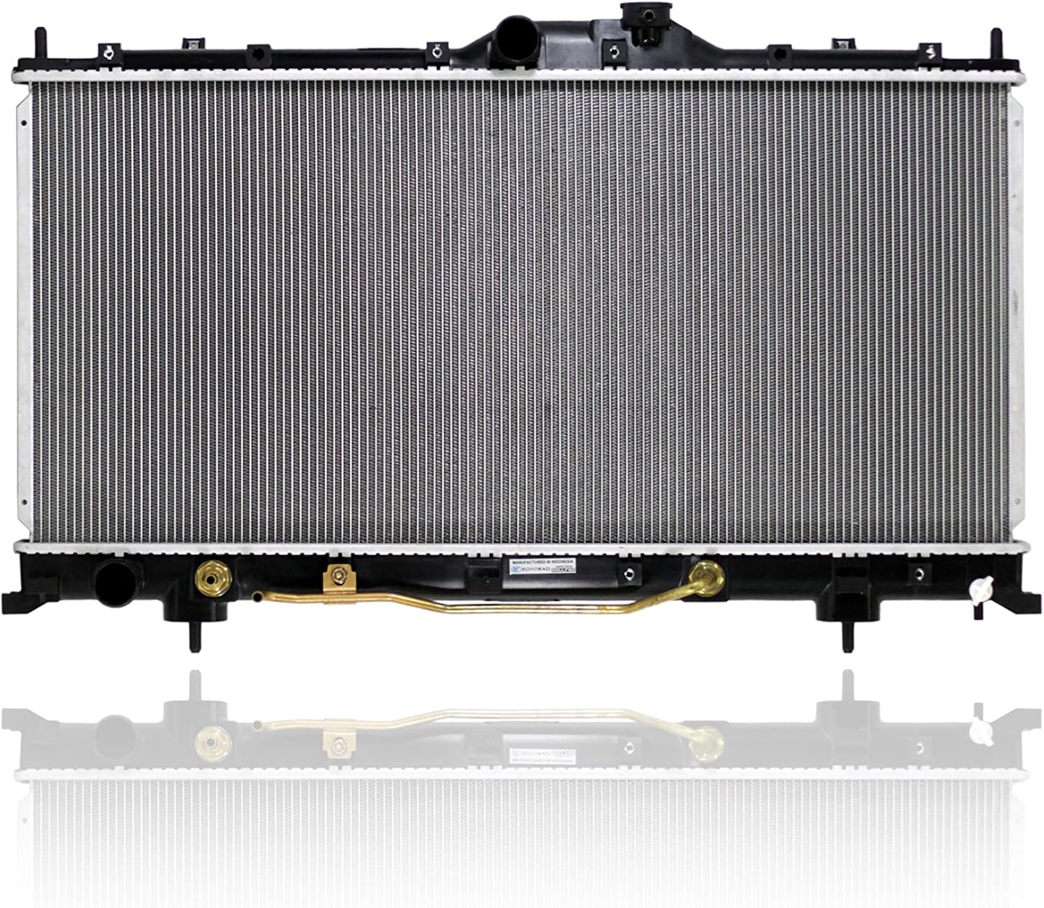 Radiator - Pacific Best Inc. Compatible/Replacement for 2842 06-12 Mitsubishi Eclipse Coupe, 07-12 Spyder Automatic 3.8L - Plastic Tank Aluminum Core