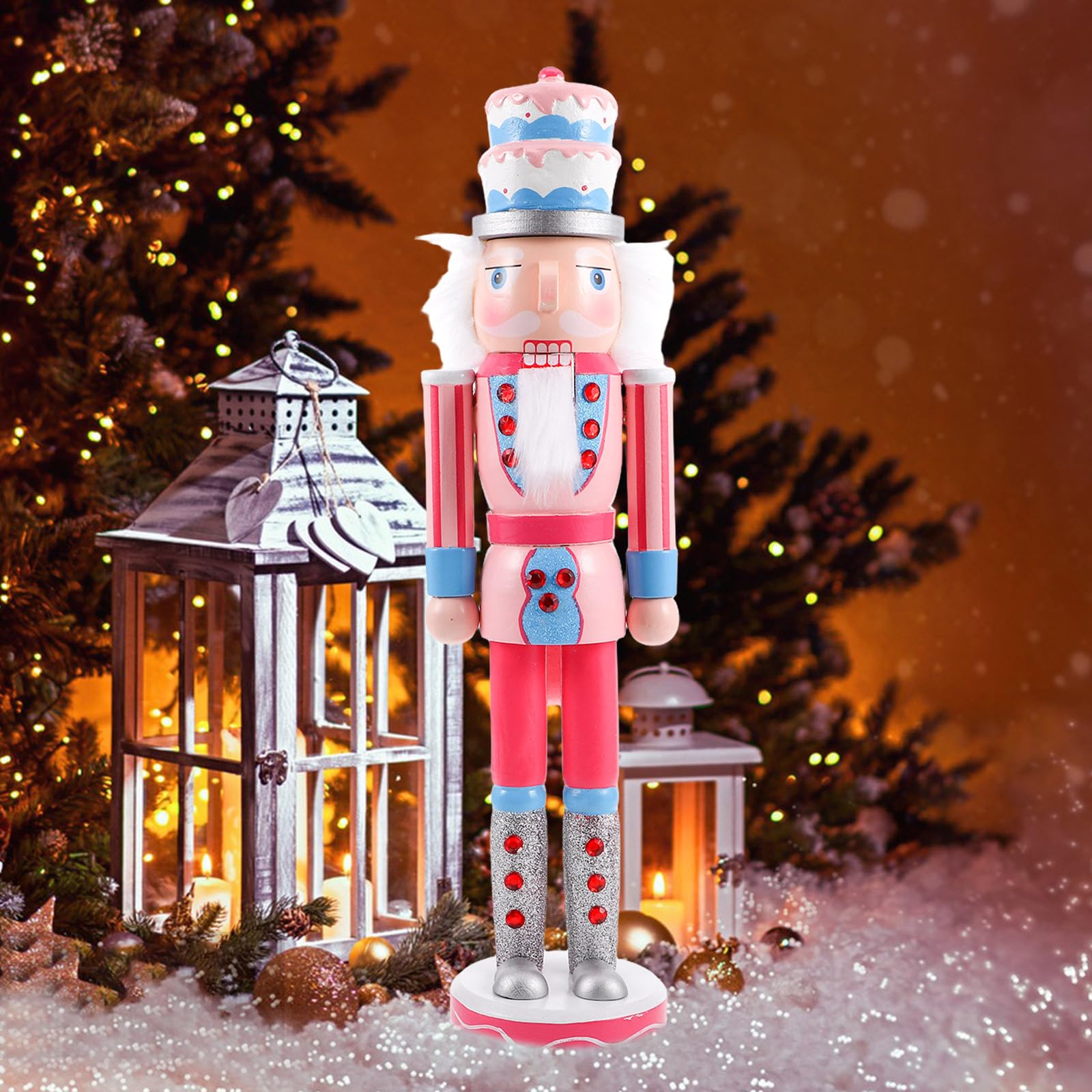 Christian Ulbricht Nutcracker - Prince White/Gold - 39 cm / 15.4 inch