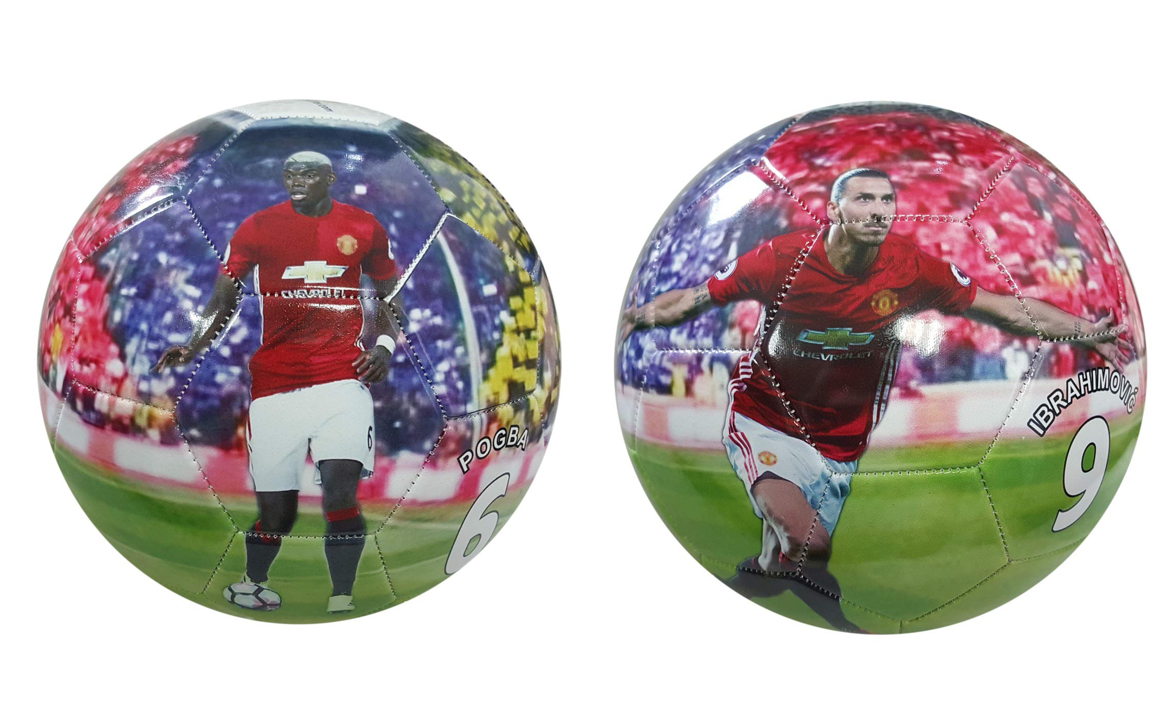 #7 Ronaldo # 10 Messi Soccer Ball Size 5 for Kids & Adult Durable Soft Construction