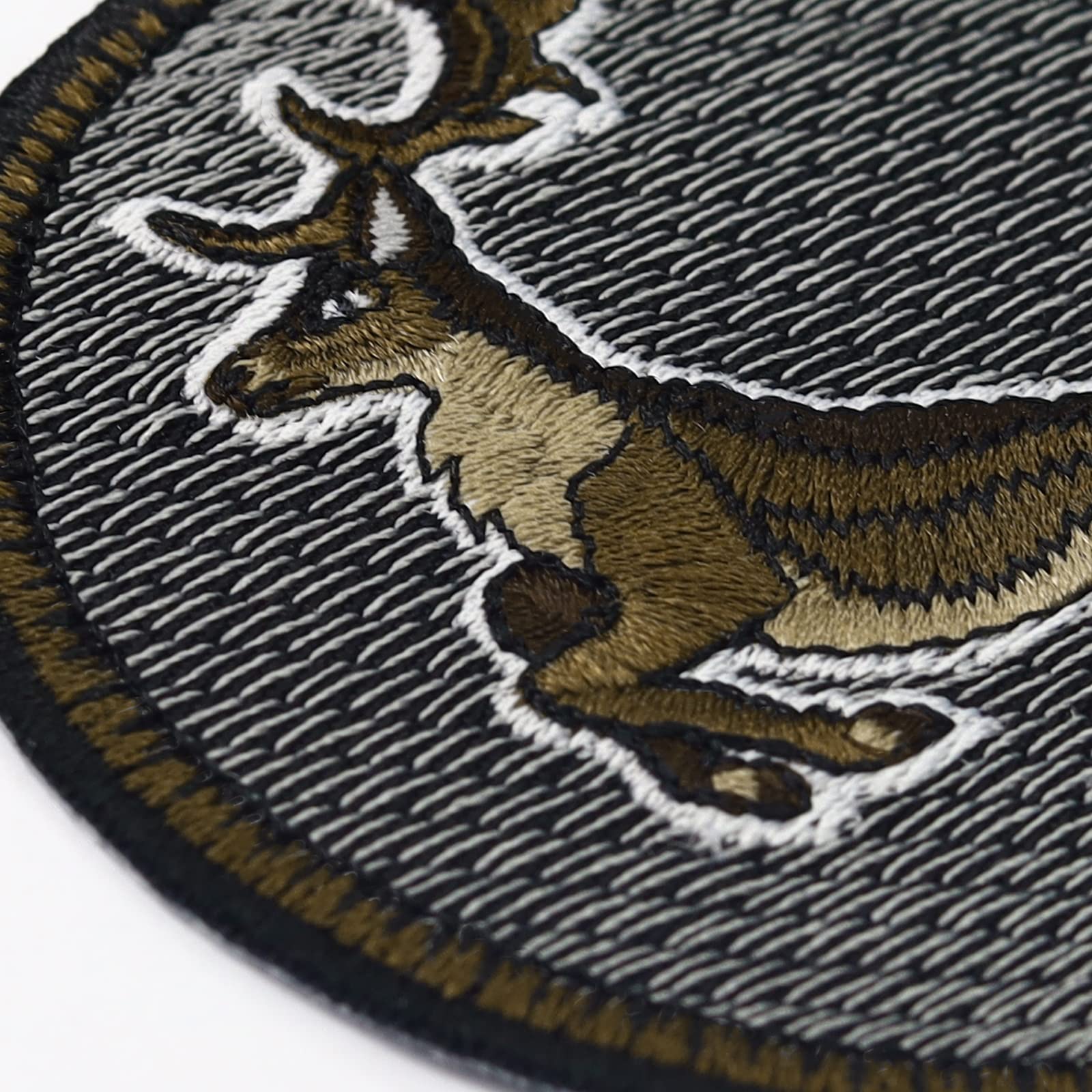 Toppa Ricamata Cervo Nel Bosco | Patch Resistente Alle Intemperie - Foto 6