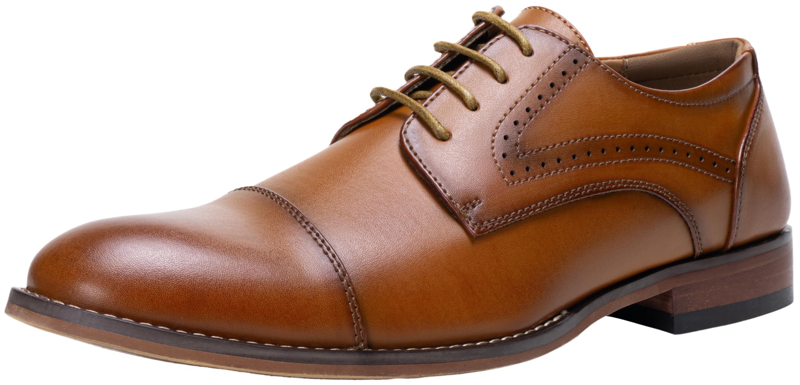 Vostey Men's Dress Shoes Classic Plain Toe Men Oxford Shoes