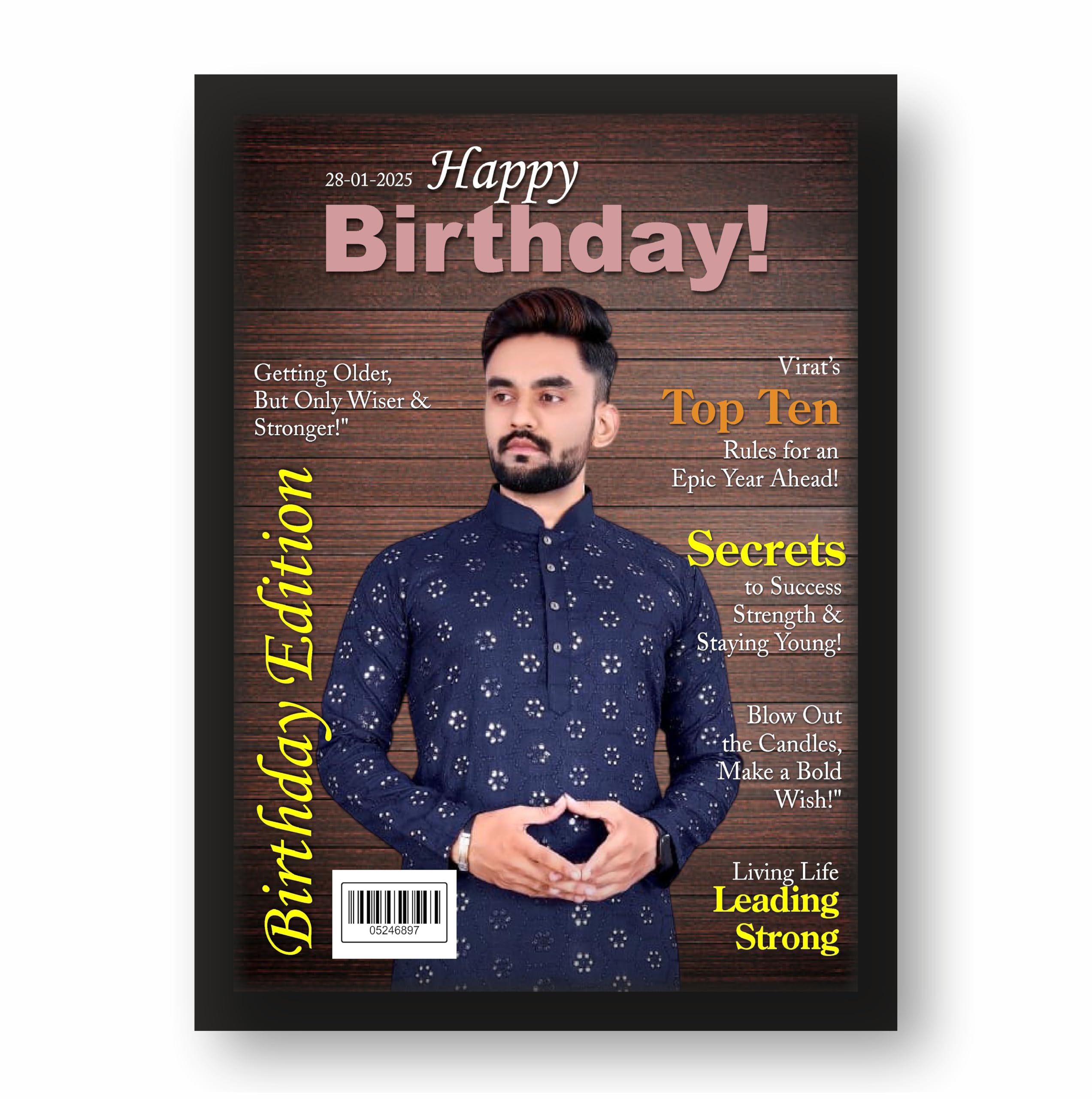 Personalized Birthday Photo Frame Gift