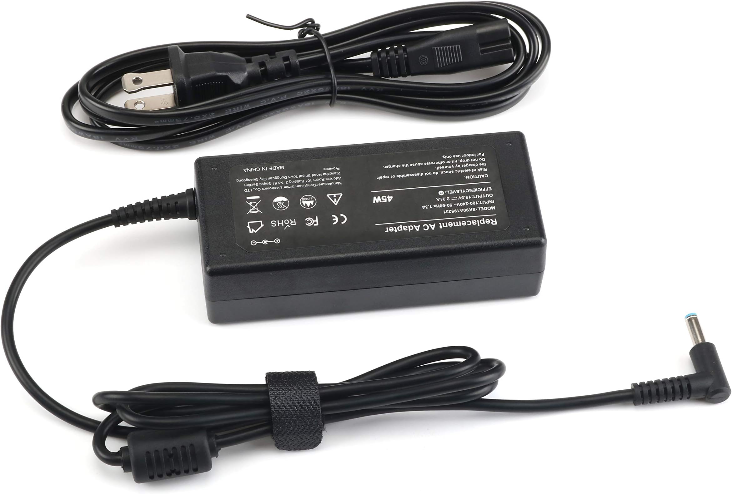 19.5V 2.31A 45W Emaks Ac Adapter/Laptop Charger/Power Supply for HP Laptop 14-CF0000 15-DA0000 15-CC000 Series:14-cf0012dx 14-cf0014dx 14-cf0013dx cf0006dx 15-da002dx 15-da0073ms da0085od da0012dx