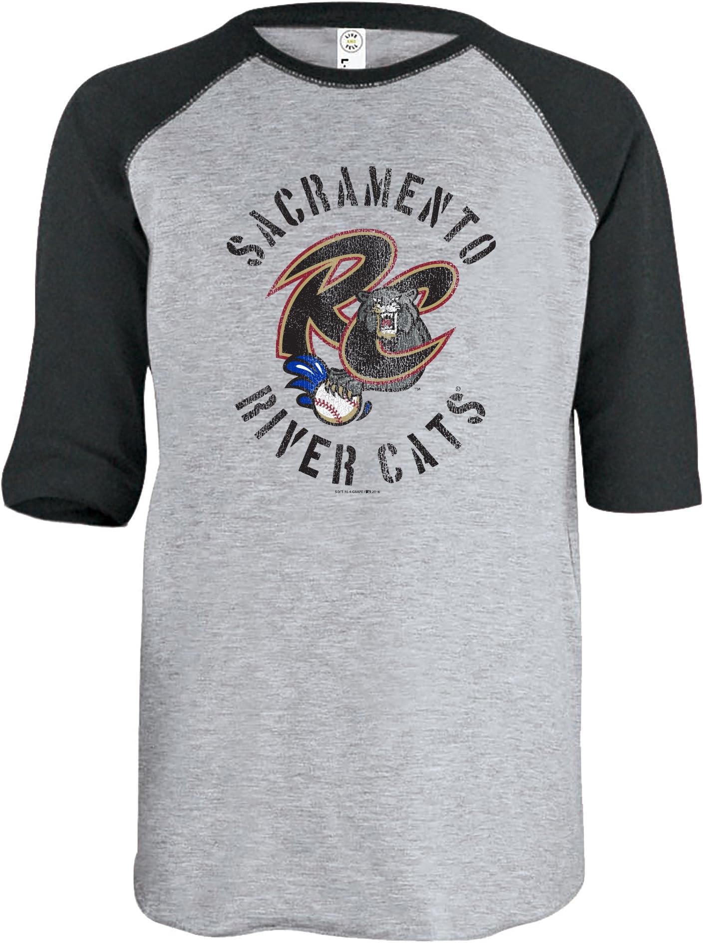 Soft As A Grape womens Raglan Women's Raglan