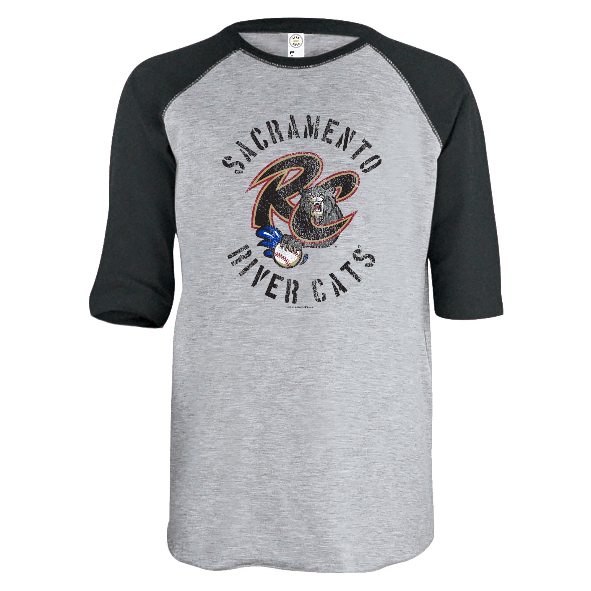 Soft As A Grape womens Raglan Women's Raglan