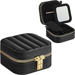 Organizzatore Gioielli Da Viaggio NATUCE - Rotolo Portagioie Per Orecchini, Collane, Anelli - Foto 5