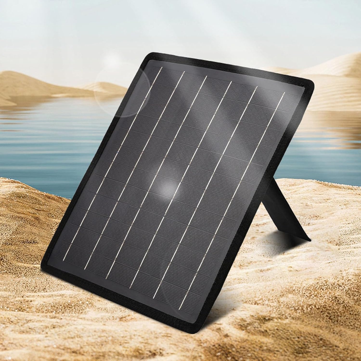 10W Solar Panel Charger Solar Panel Kit High Conversion Rate IP65 Portable Solar Panel for Vehicle Yacht Charging