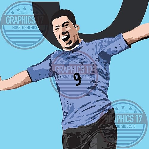 Miniatura 4 de Luis Suarez Uruguay Poster