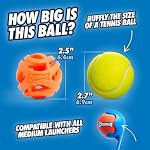 ChuckIt! Durable Breathe Right Ball Dog Toy, (Medium 2-Pack)