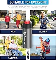 Vista 4 de Swann ActiveResponse - Alarma de seguridad personal móvil, sirena de emergencia de 110 dB con alertas SMS y conectividad móvil, batería de larga