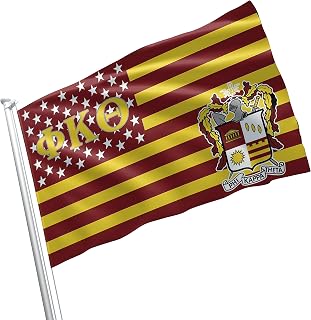 Phi Kappa Theta Licensed Flag 3x5 Feet Outdoor Indoor Decoration Wall Décor Home Business Basement Garage Durable 100% Polyester Metal Grommets Double Stitch Printed on Demand (Phi Kappa Theta # 3)