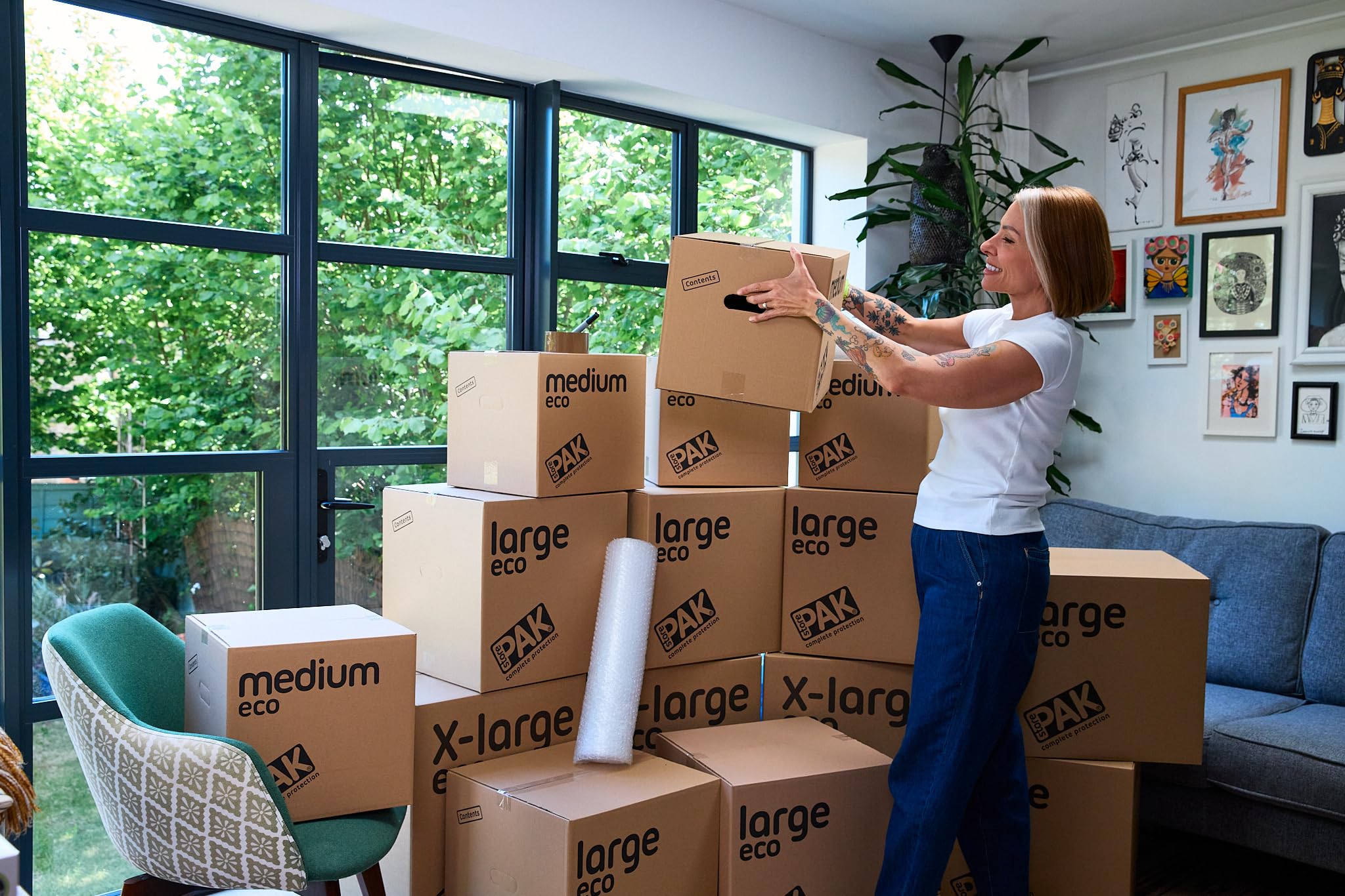 StorePAK Eco Archivkartons mit Deckel, 10 Stück Flach verpackt; einfach zusammenzubauen. Ideal für Zuhause, Büro und Umzug. Archiv-Box. braun