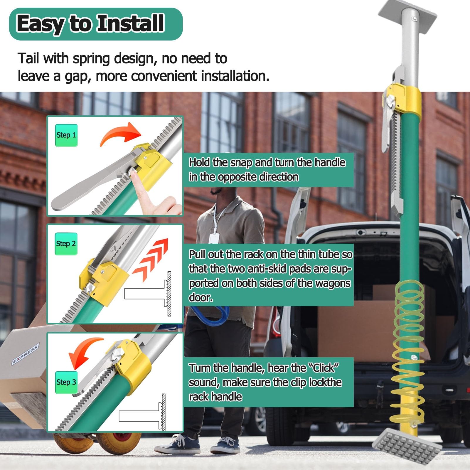 VEVOR Barre De Chargement, Barre De Lit De Camion Reglable De 40" A 73